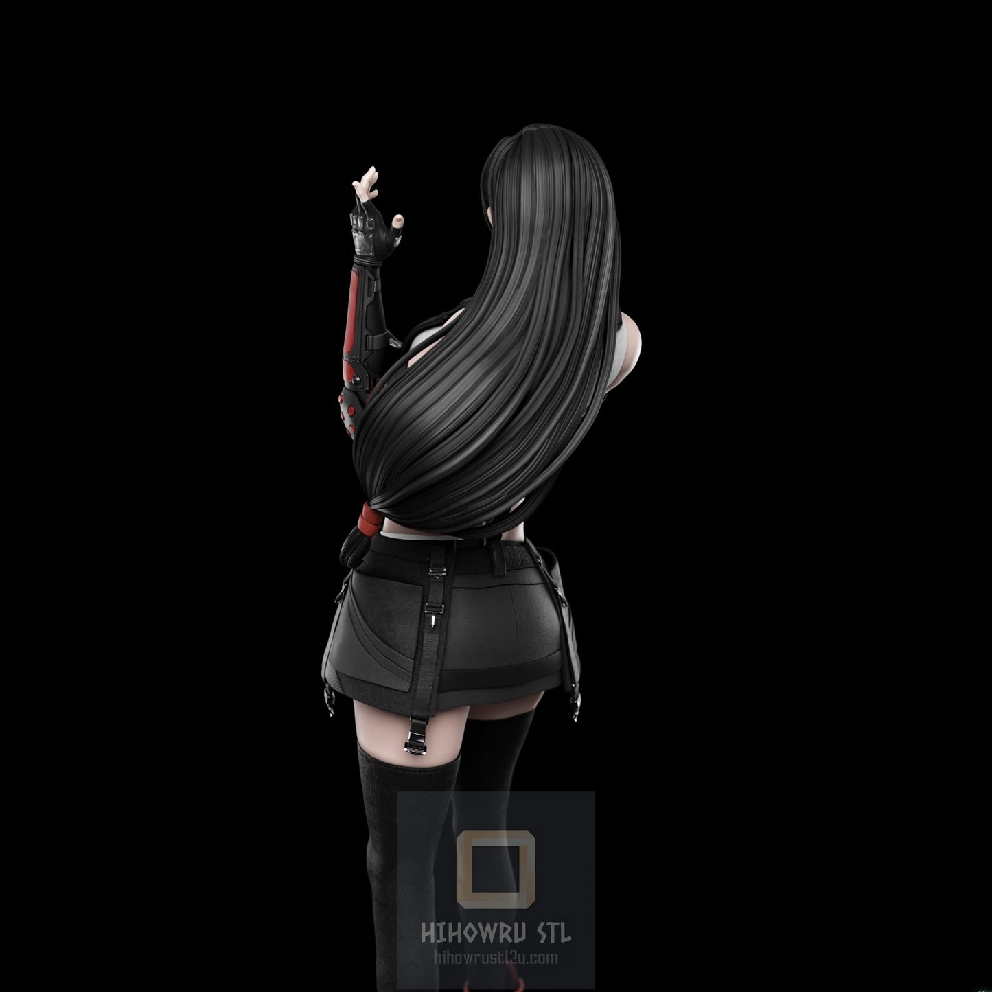4604 Tifa Lockhart - Final Fantasy - STL 3D Print Files