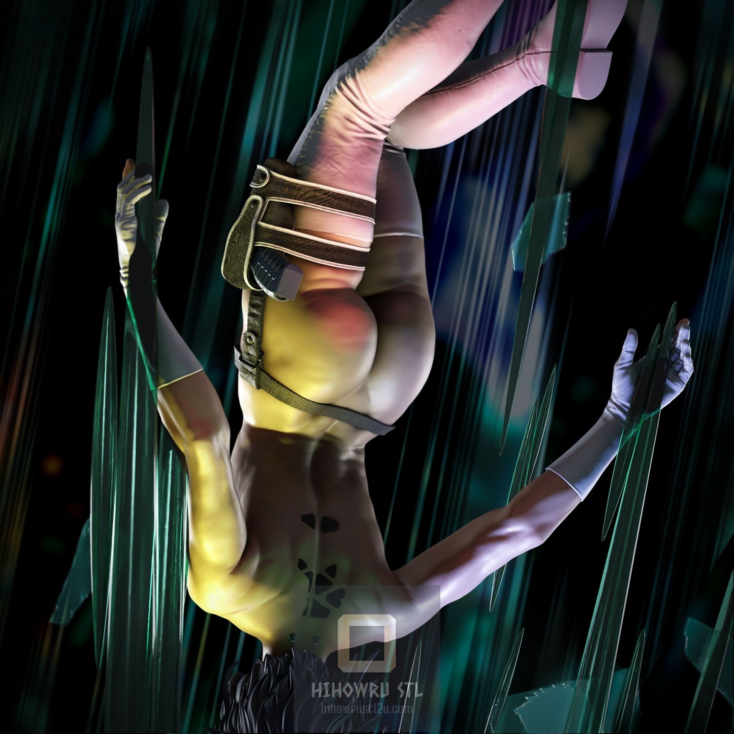 4852 Motoko Kusanagi NSFW - Ghost in the Shell  - STL 3D Print Files