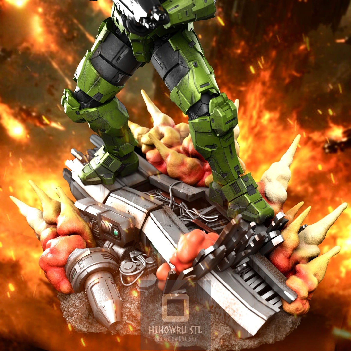 4861 Master Chief -  Halo Infinite  - STL 3D Print Files