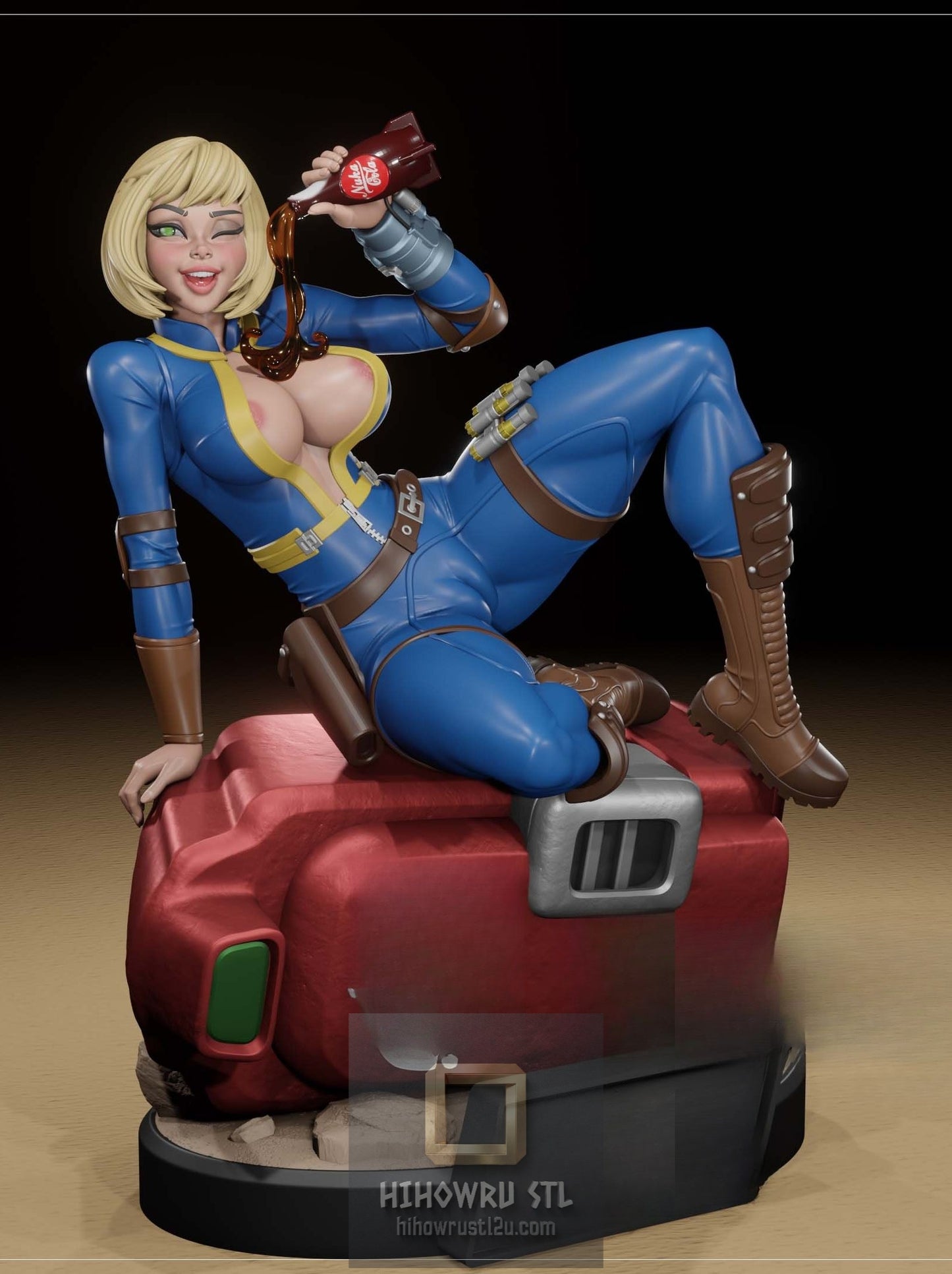 5519 Lucy MacLean NSFW - Fallout - STL 3D Print Files