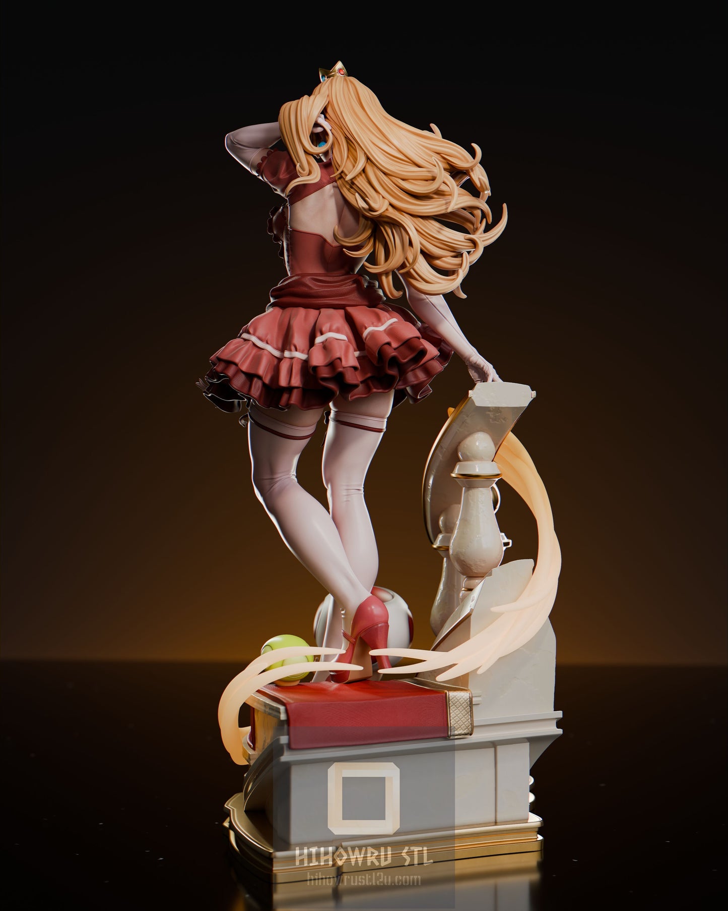 4796 Princes Peach - Super Mario Bros - STL 3D Print Files