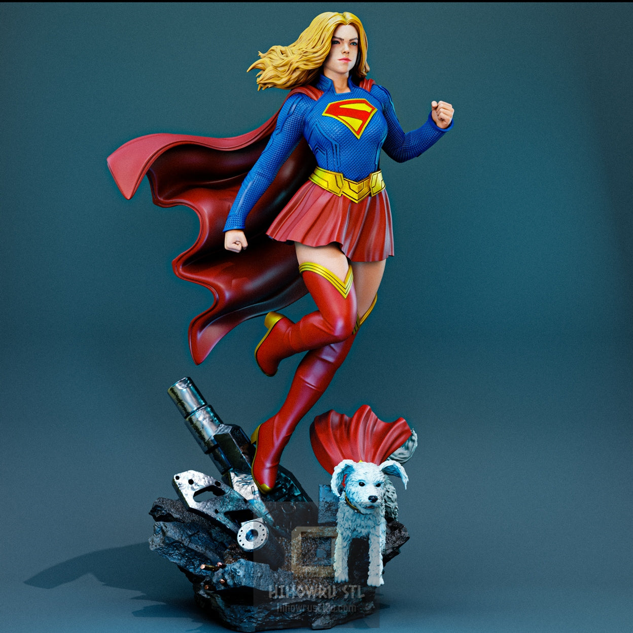 4936 Supergirl - DC Comics - STL 3D Print Files