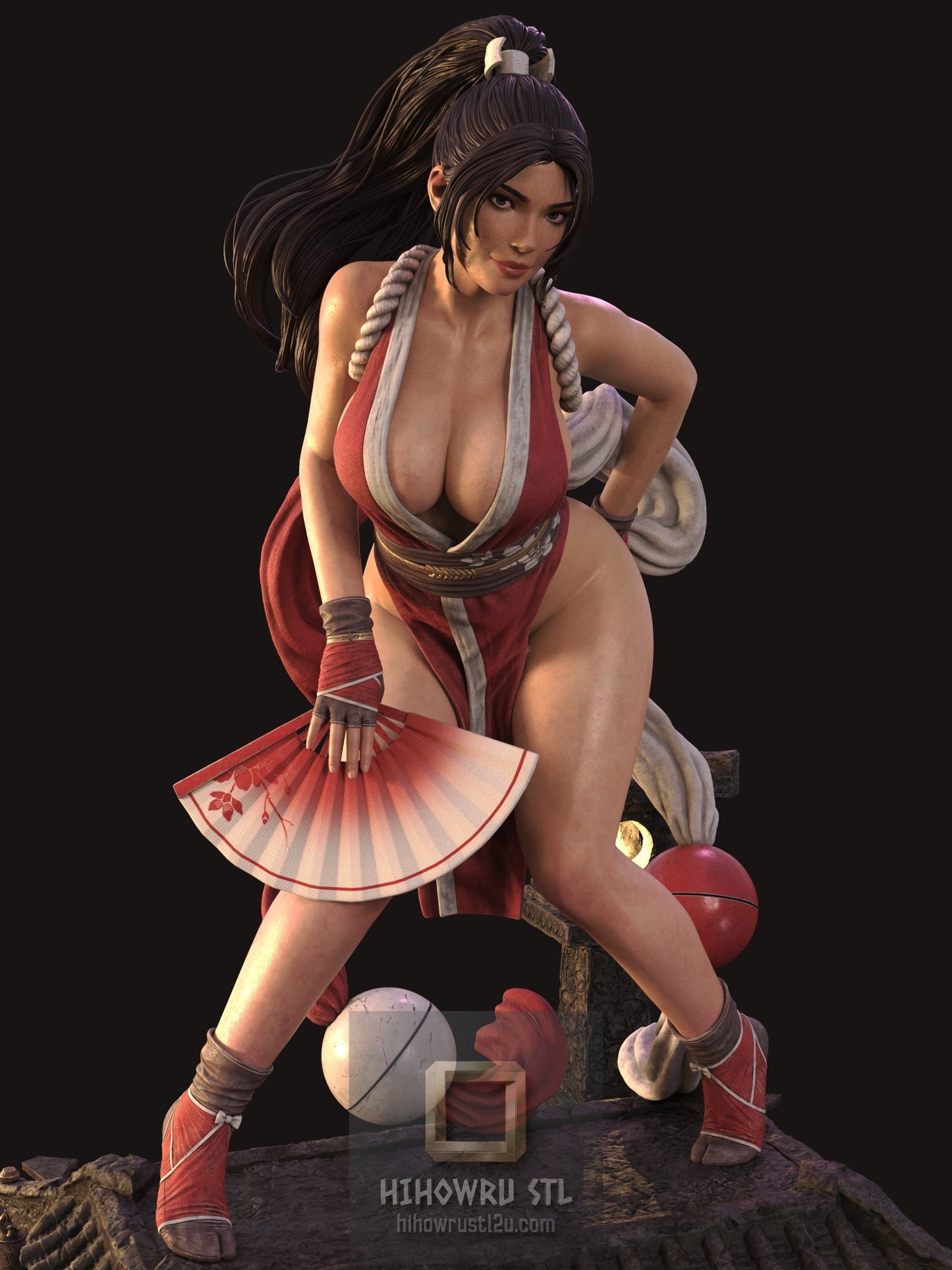 5468 Mai Shiranui - King of Fighters - STL 3D Print Files