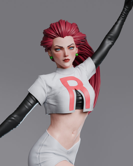 4164 Jessie - Pokemon - STL 3D Print Files