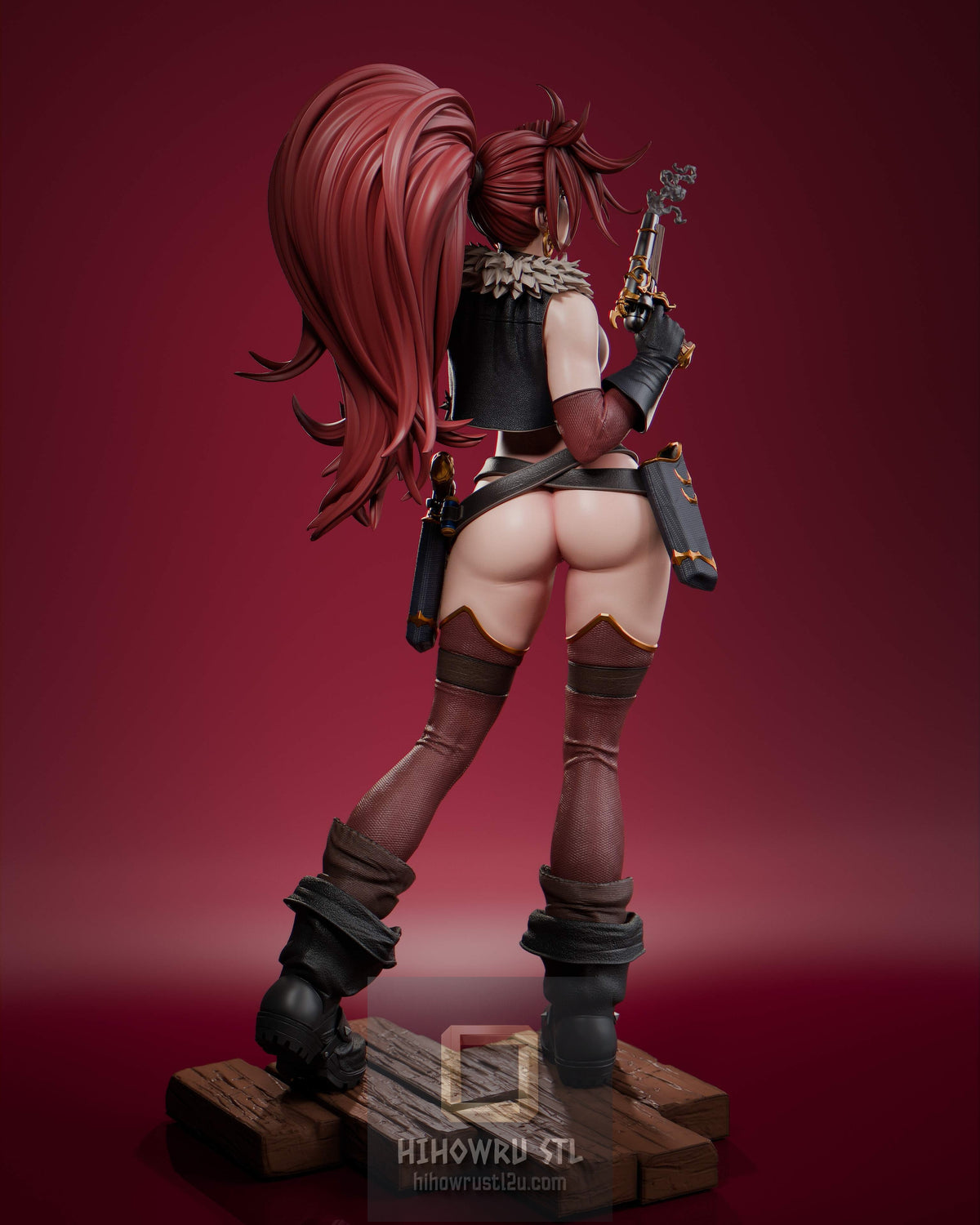 5582 Red Monika NSFW - Battle Chasers - STL 3D Print Files