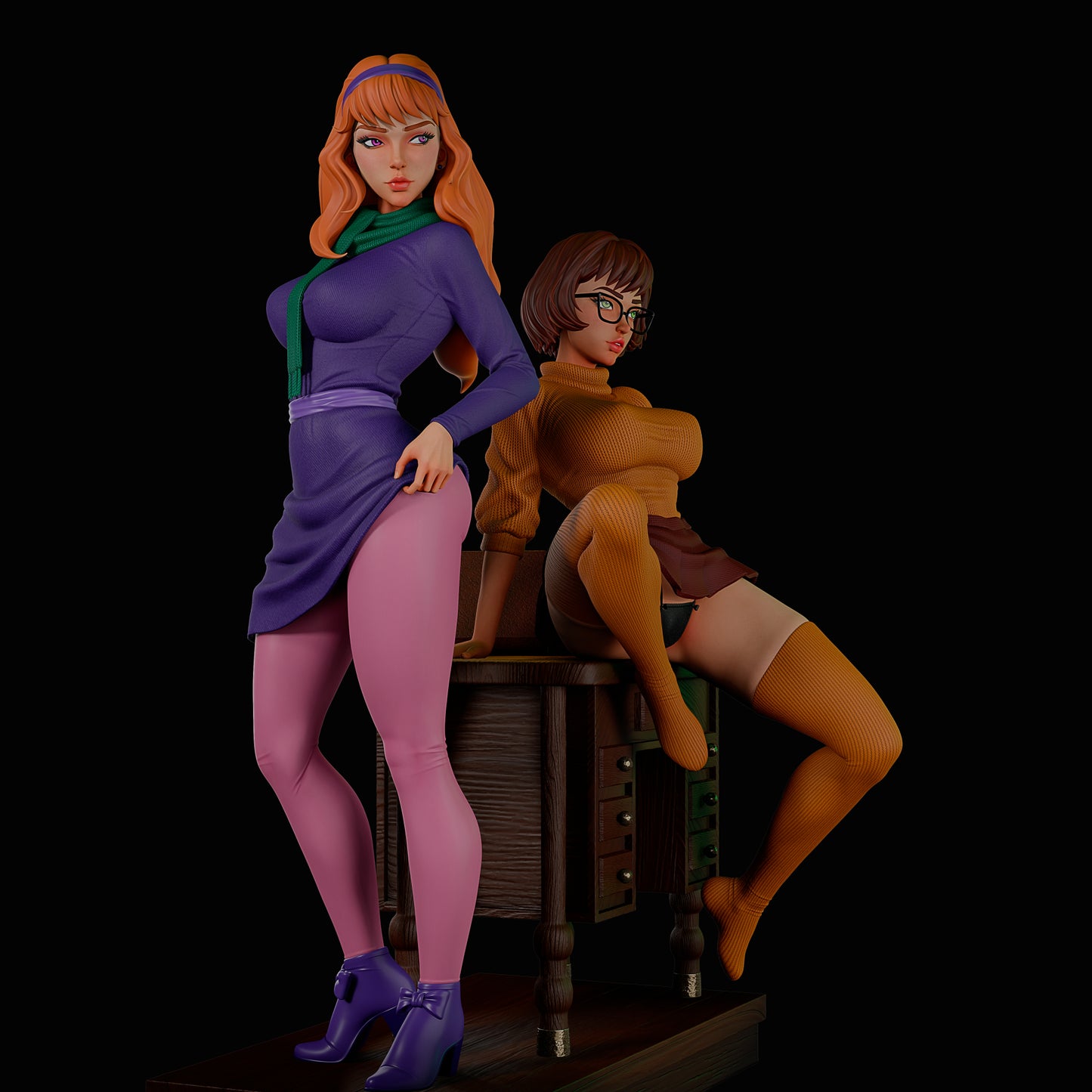 4189 Daphne Blake NSFW - Scooby-Doo - STL 3D Print Files