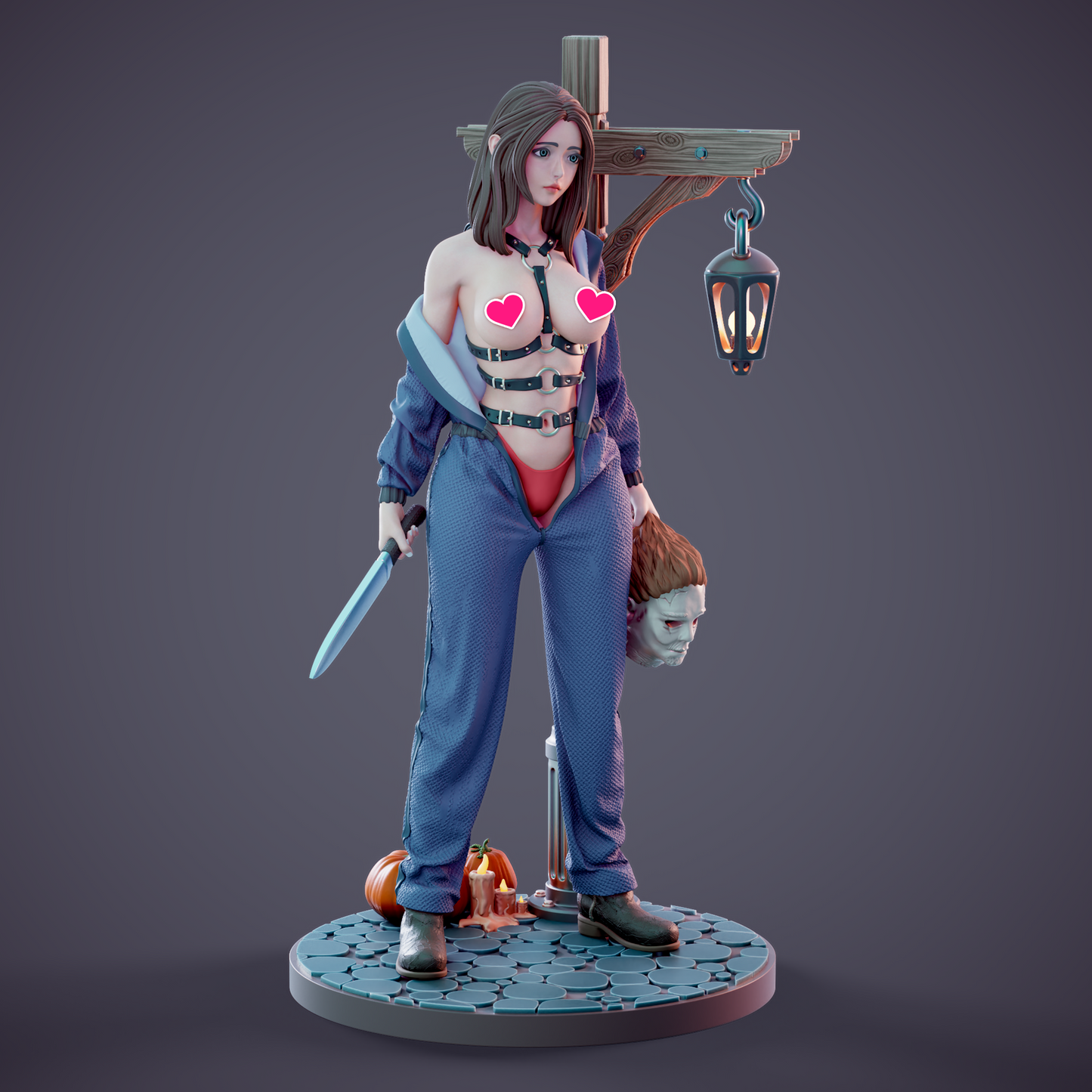 3158 Halloween Girl NSFW - STL 3D Print Files