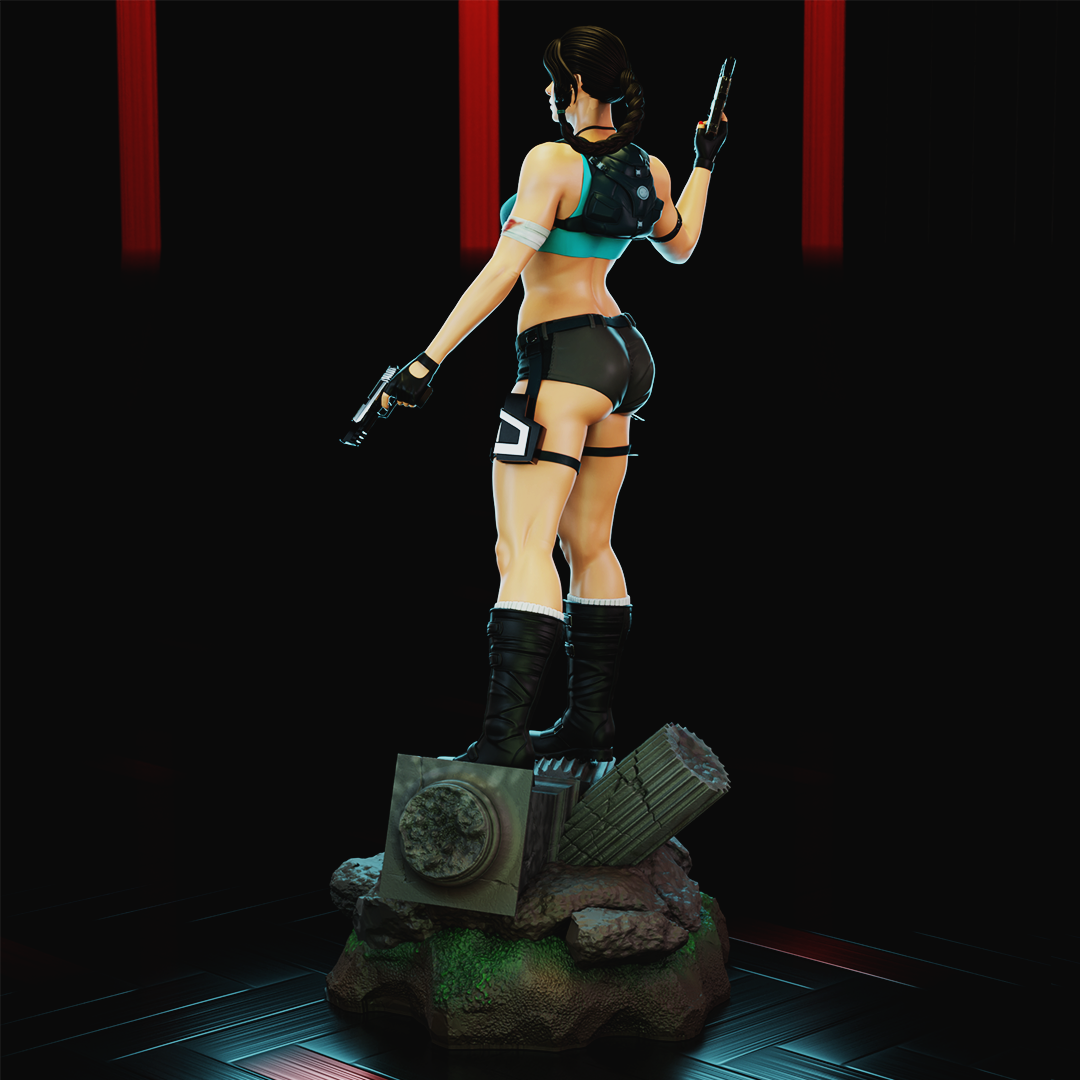 2753 Lara Croft NSFW - Tomb Raider - STL 3D Print Files