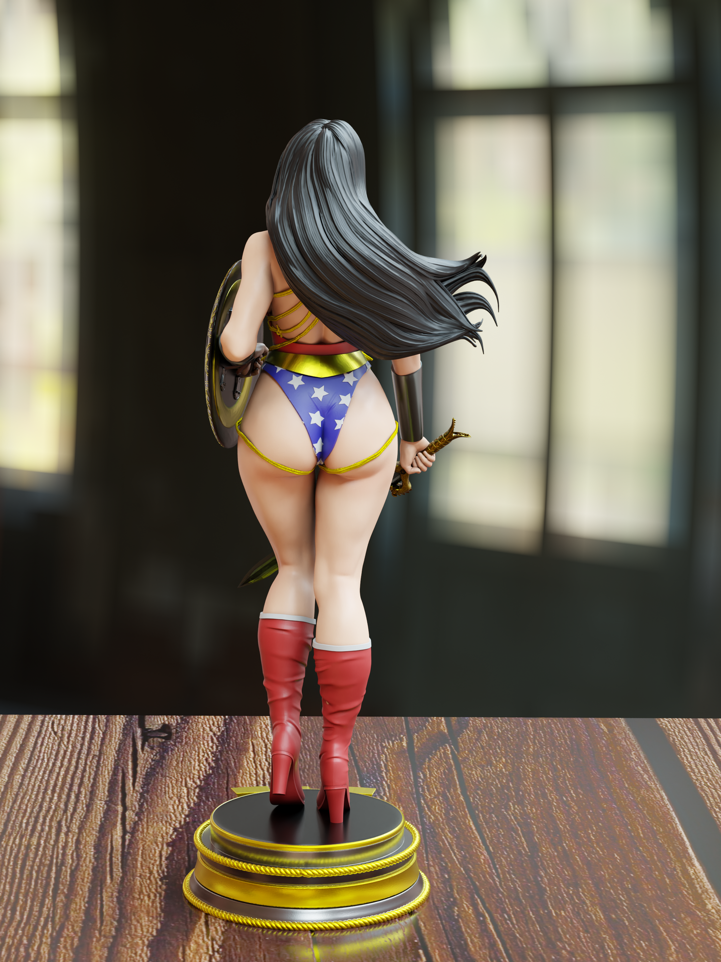 2420 Wonder Woman NSFW - DC Comics - STL 3D Print Files