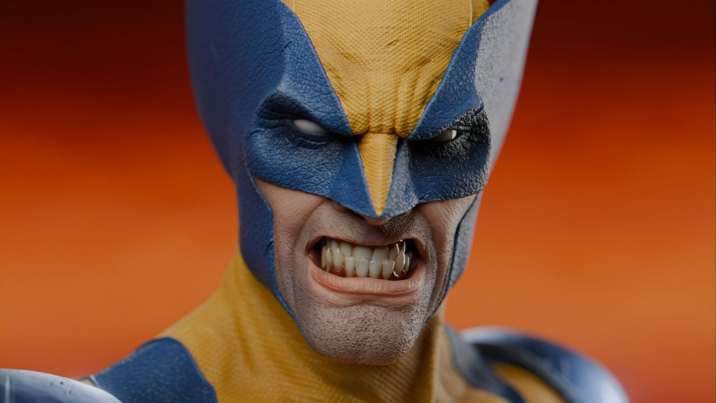 3126 WOLVERINE - X-MEN - STL 3D Print Files