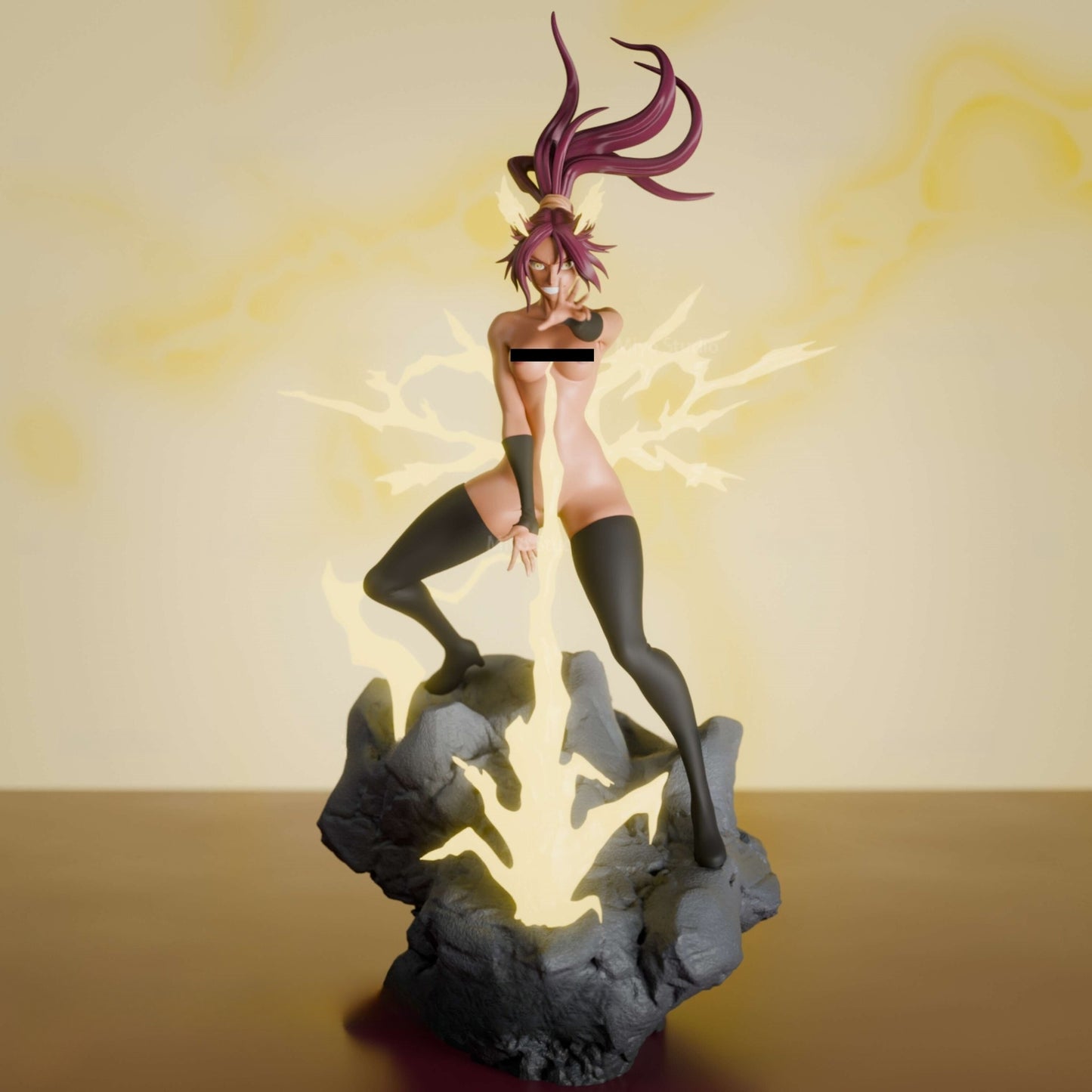 3245 Yoruichi Shihouin NSFW - Bleach - STL 3D Print Files