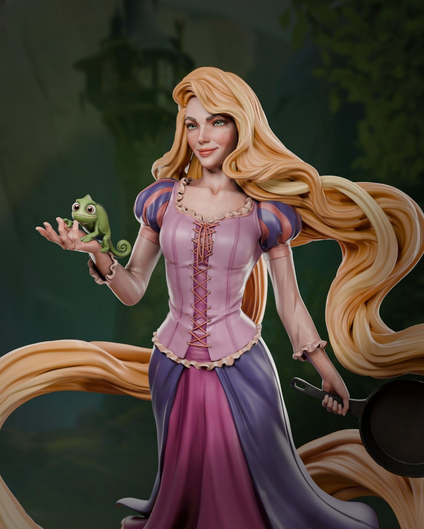 3724 Rapunzel - Disney - STL 3D Print Files