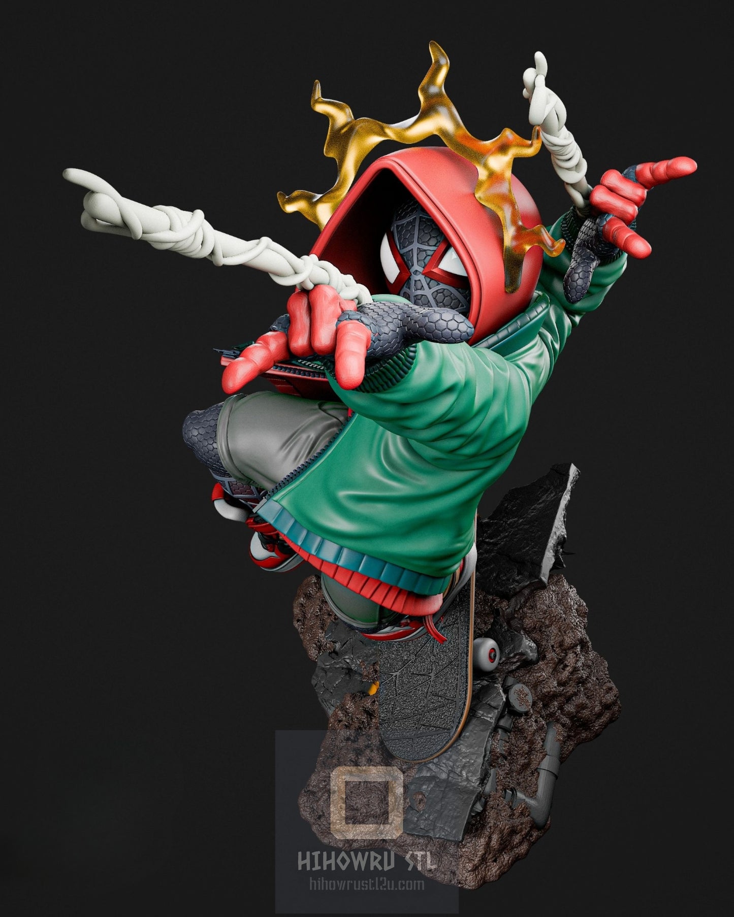 4357 Miles Morales - Spider-Man - STL 3D Print Files