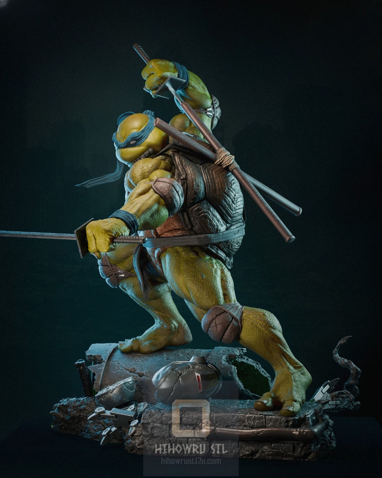 4356 Leonardo - TMNT - STL 3D Print Files