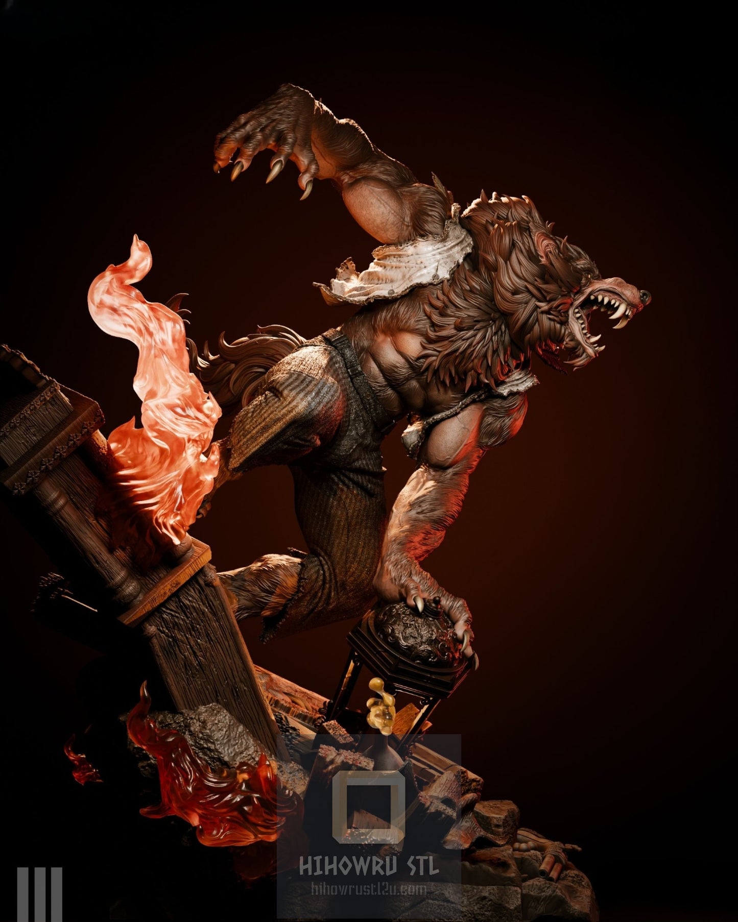 4474 Werewolf - Werewolf by Night - STL 3D Print Files