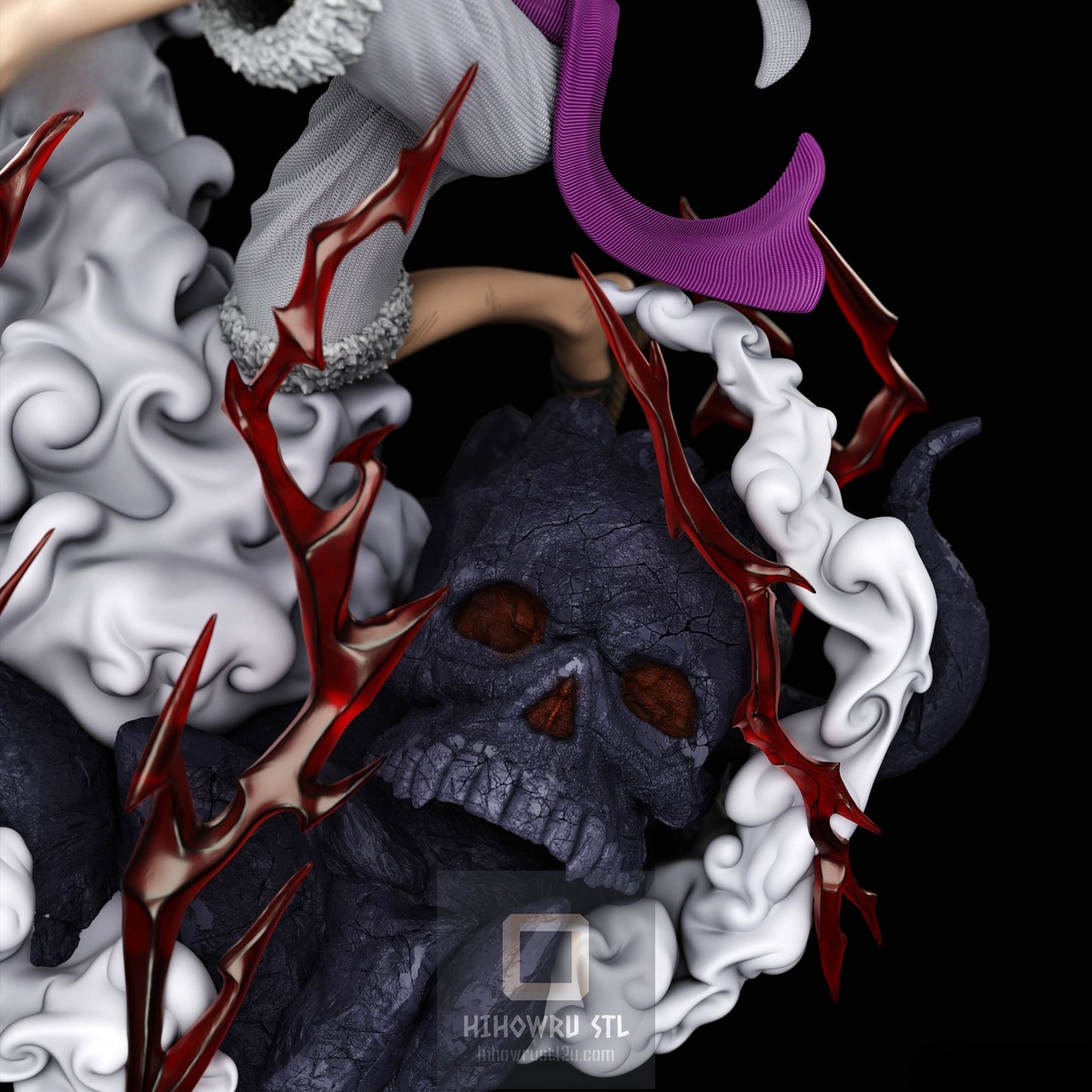 4498 Luffy Gear 5 - One Piece - STL 3D Print Files