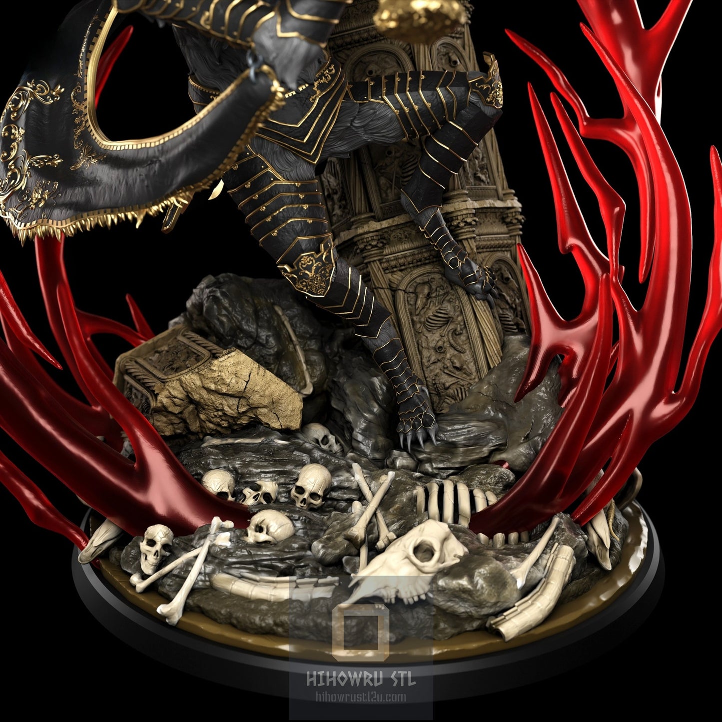 4577 Maliketh - Elden Ring - STL 3D Print Files