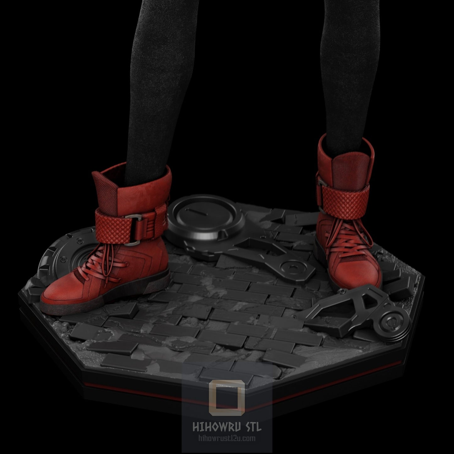 4604 Tifa Lockhart - Final Fantasy - STL 3D Print Files