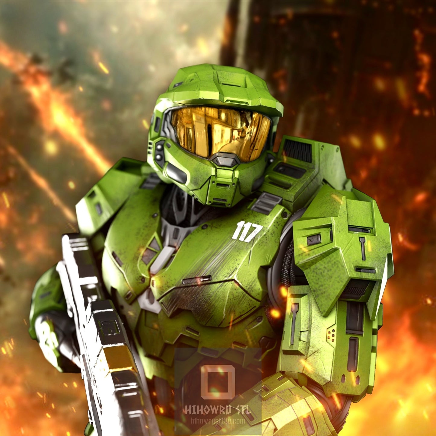 4861 Master Chief -  Halo Infinite  - STL 3D Print Files