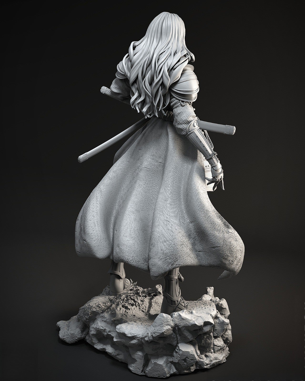 1636 Samurai Wonder Woman - STL 3D Print Files 2