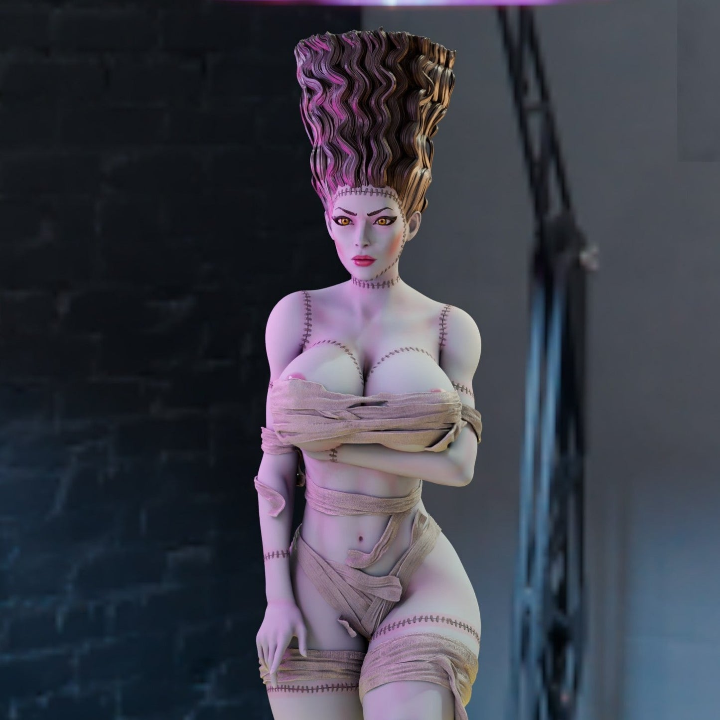 2415 Bride of Frankenstein NSFW - STL 3D Print Files