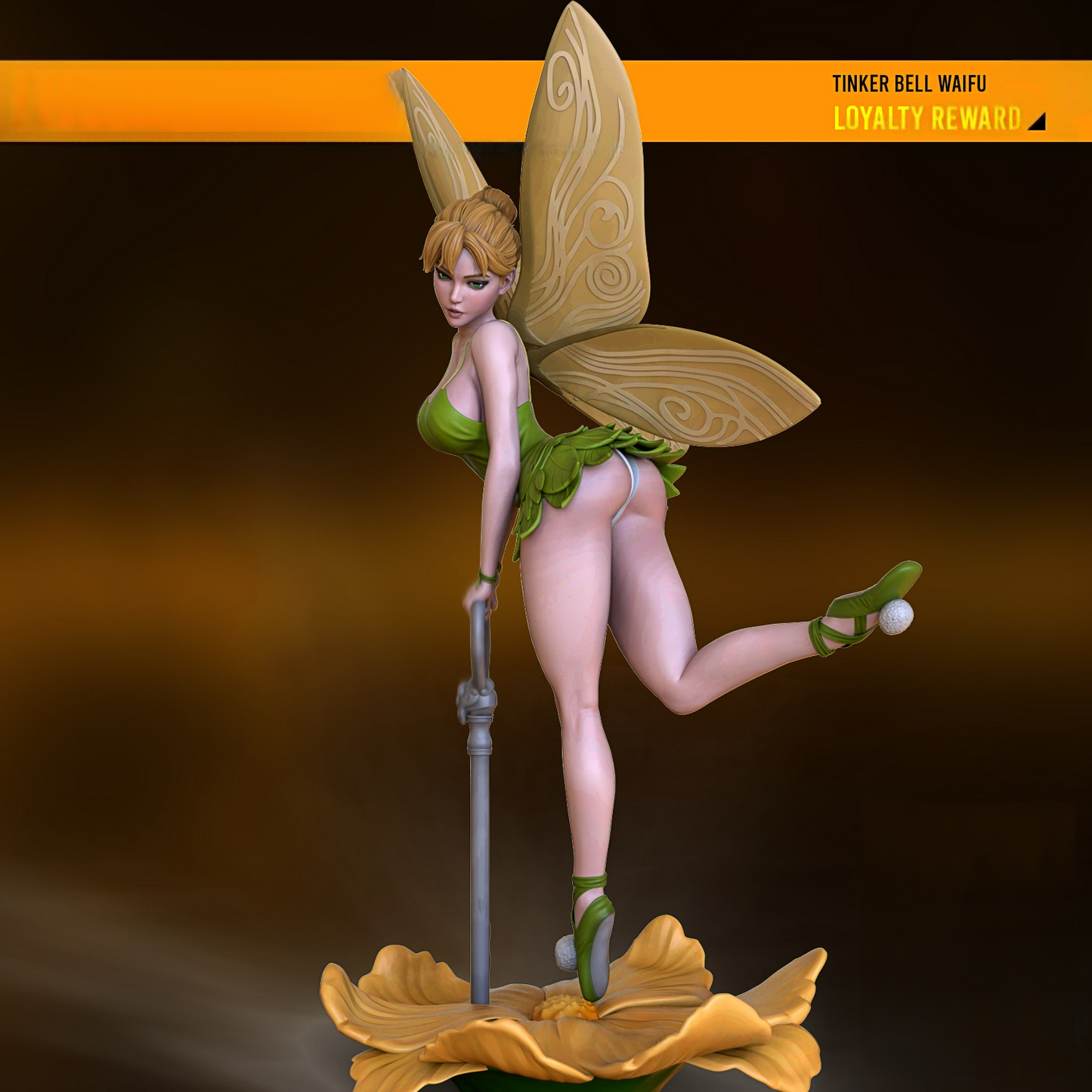 1908 Tinker Bell NSFW - Peter Pan - STL 3D Print Files