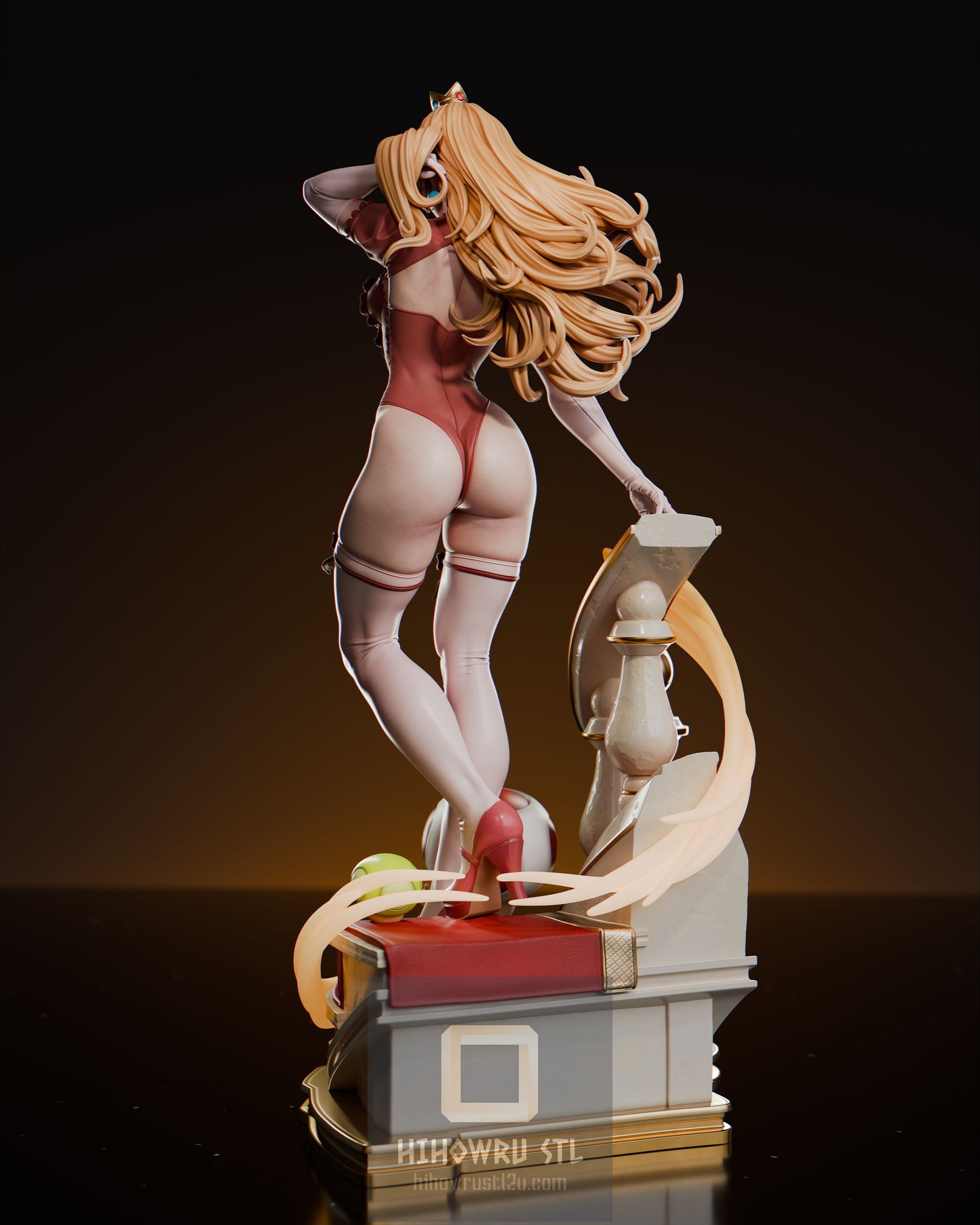 4796 Princes Peach - Super Mario Bros - STL 3D Print Files