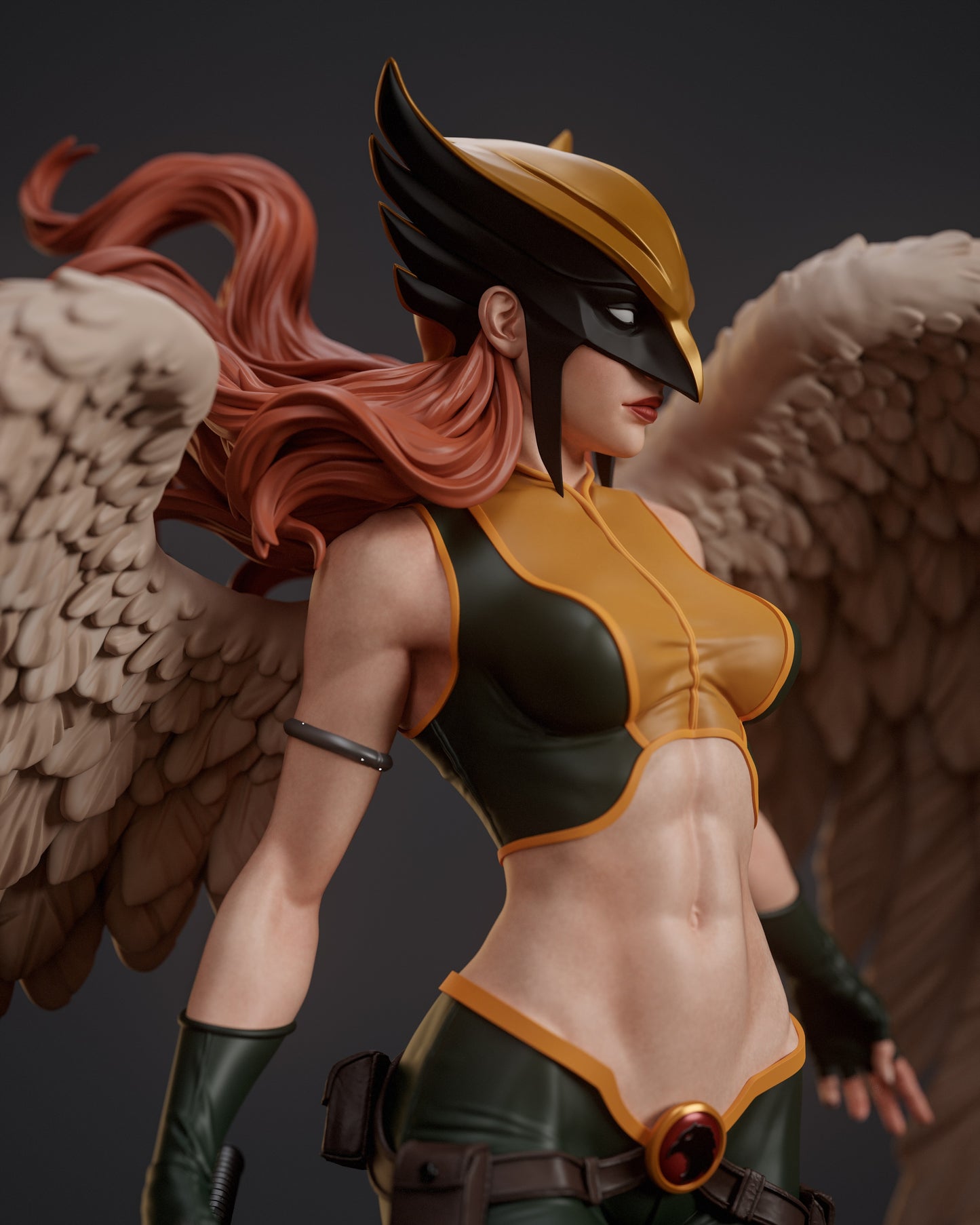 3323 Hawkgirl - DC Comics - STL 3D Print Files