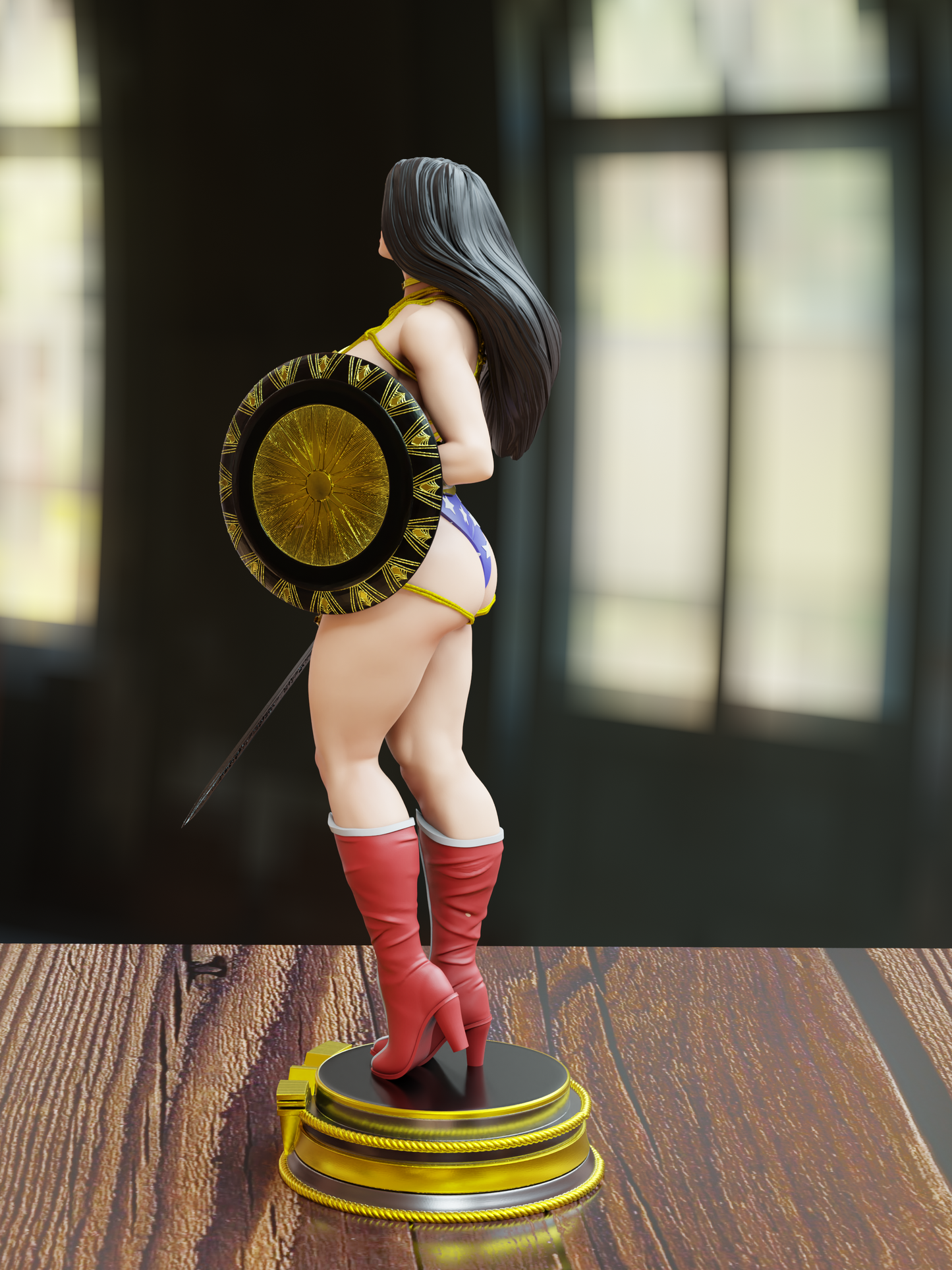 2420 Wonder Woman NSFW - DC Comics - STL 3D Print Files