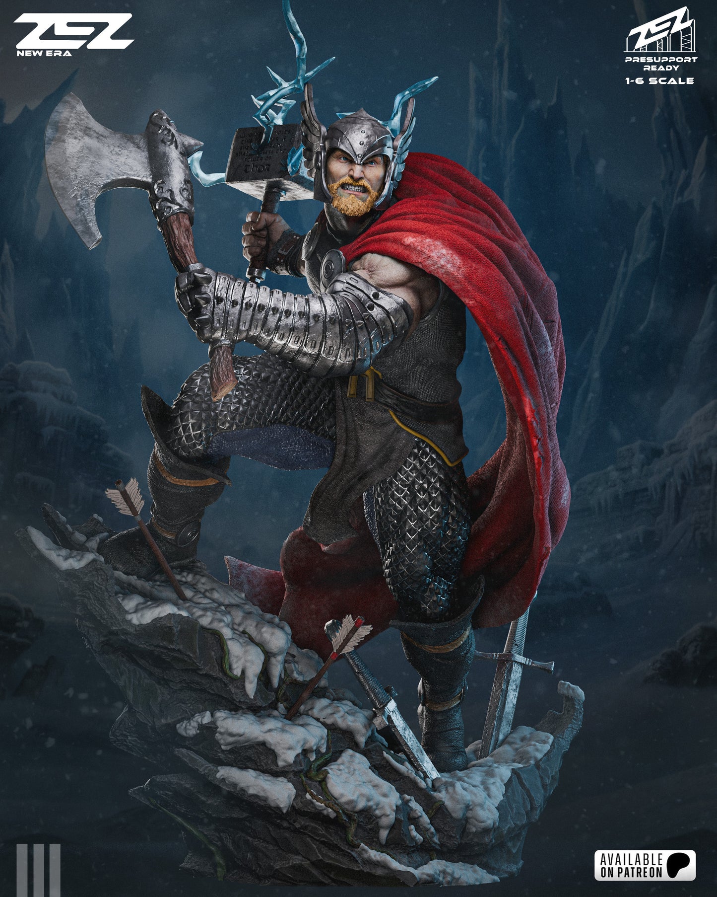 4974 Thor - Marvel Comics - STL 3D Print Files