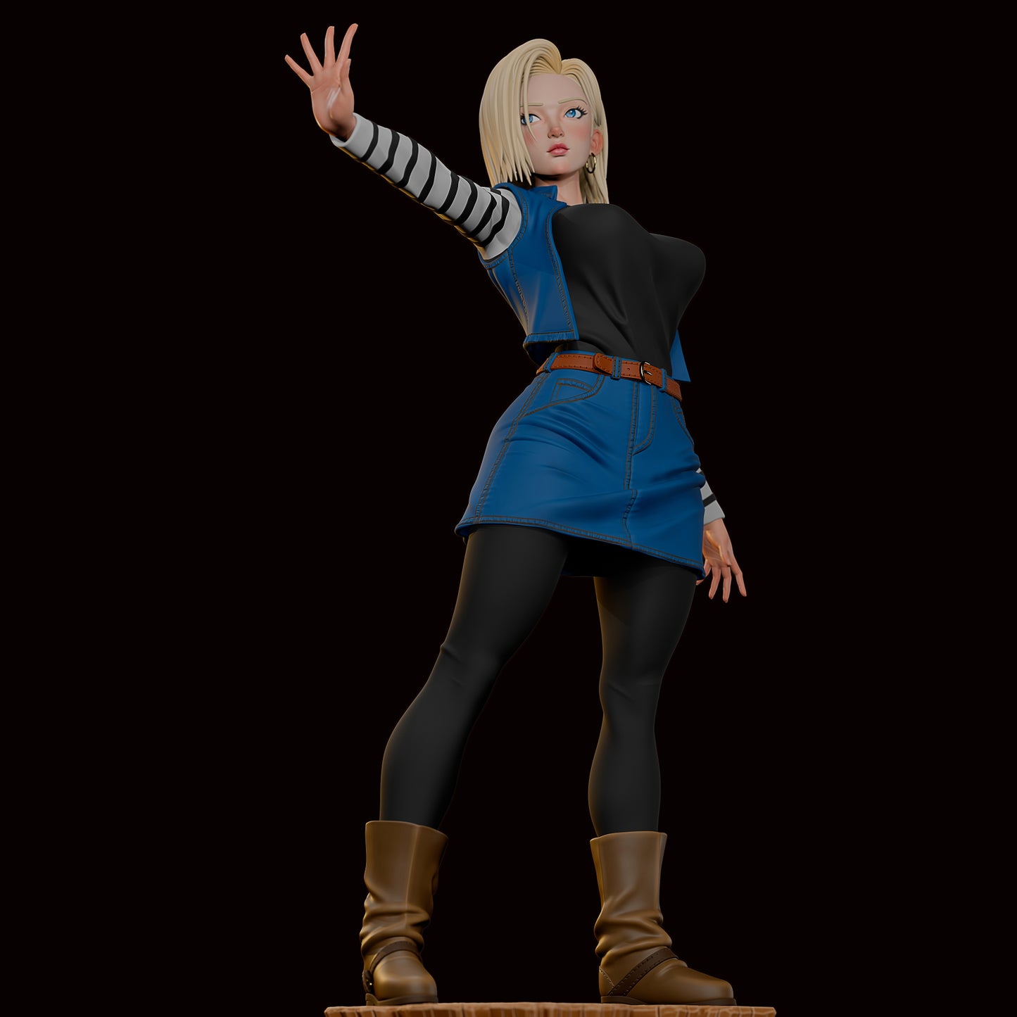 3763 Android 18 NSFW - Dragon Ball - STL 3D Print Files