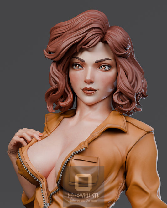 4853 April O'Neil NSFW - TMNT - STL 3D Print Files