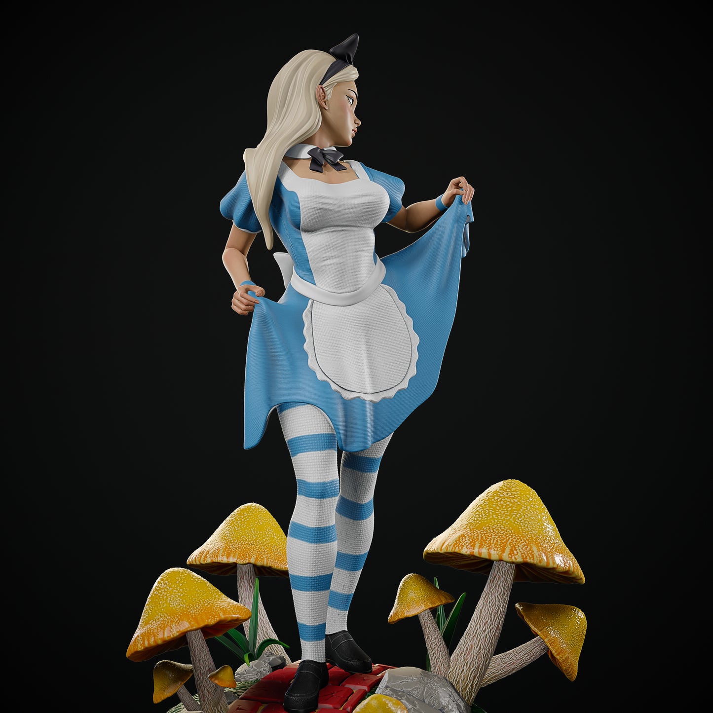 2879 Alice NSFW - Alice in Wonderland - STL 3D Print Files