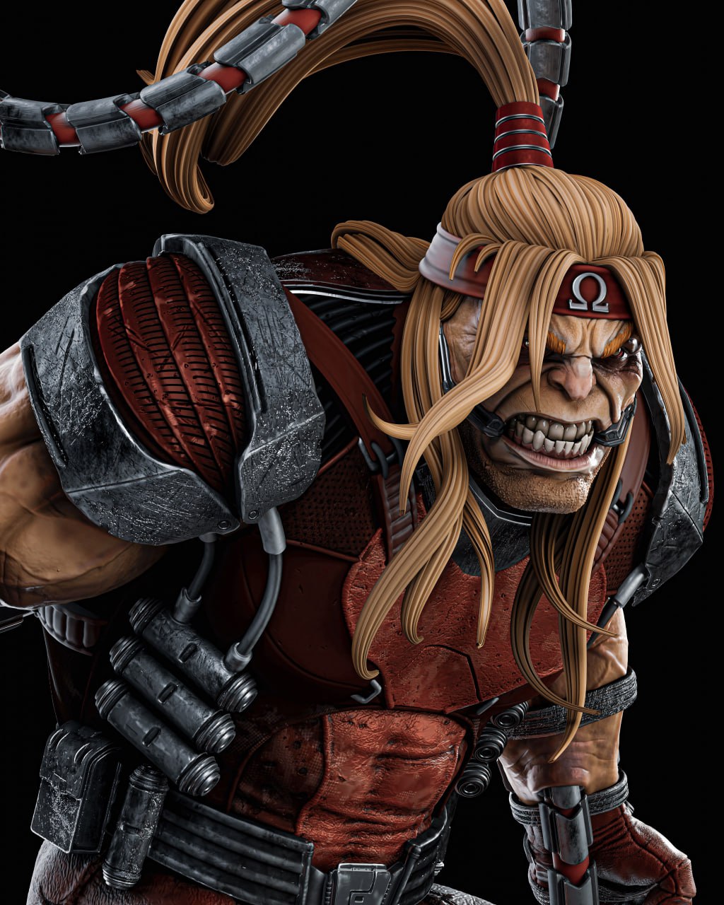 2349 Omega Red - X-men - STL 3D Print Files