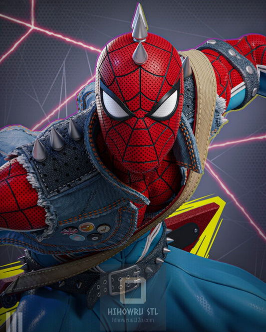 4543 Spider-Punk - Hobart Brown - STL 3D Print Files