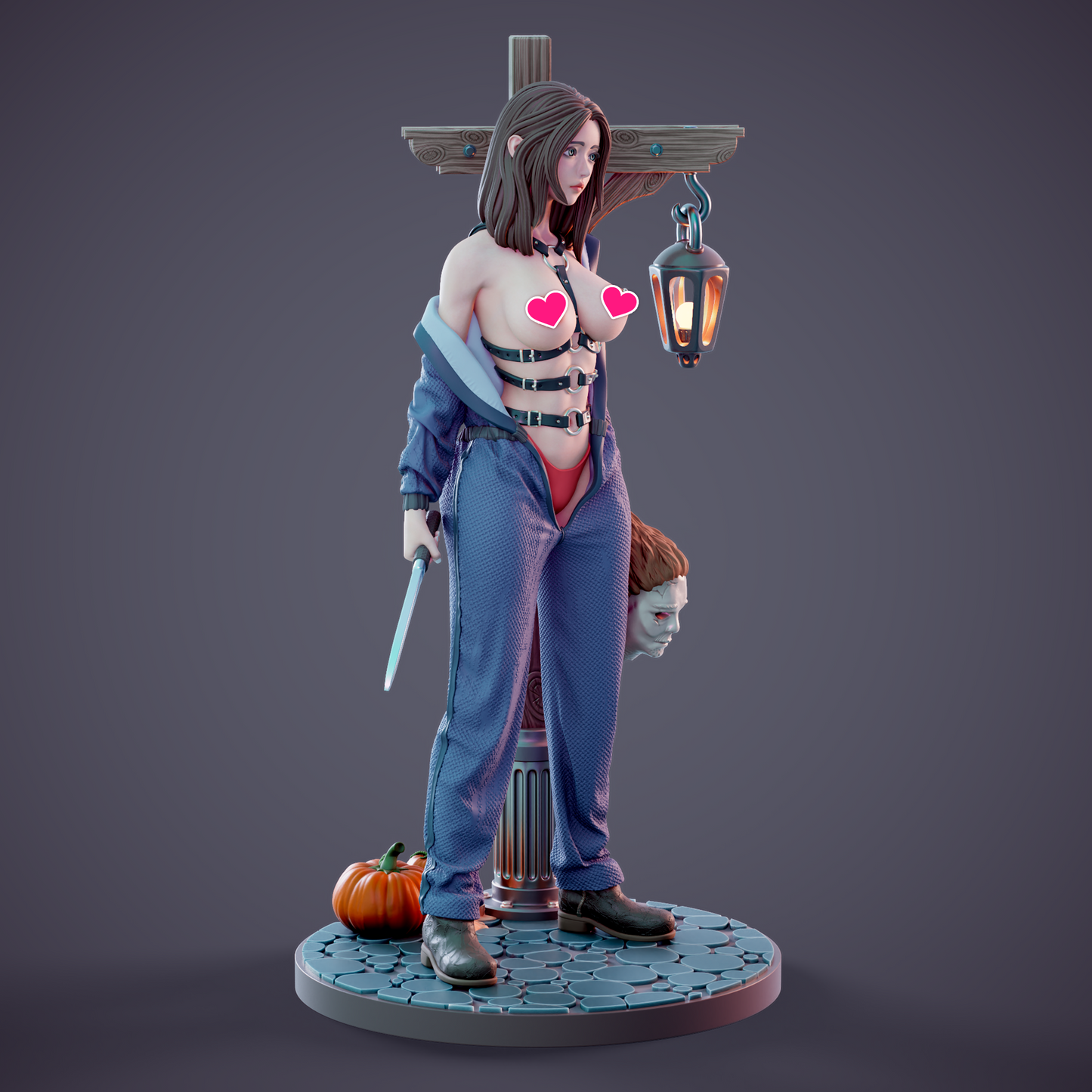 3158 Halloween Girl NSFW - STL 3D Print Files