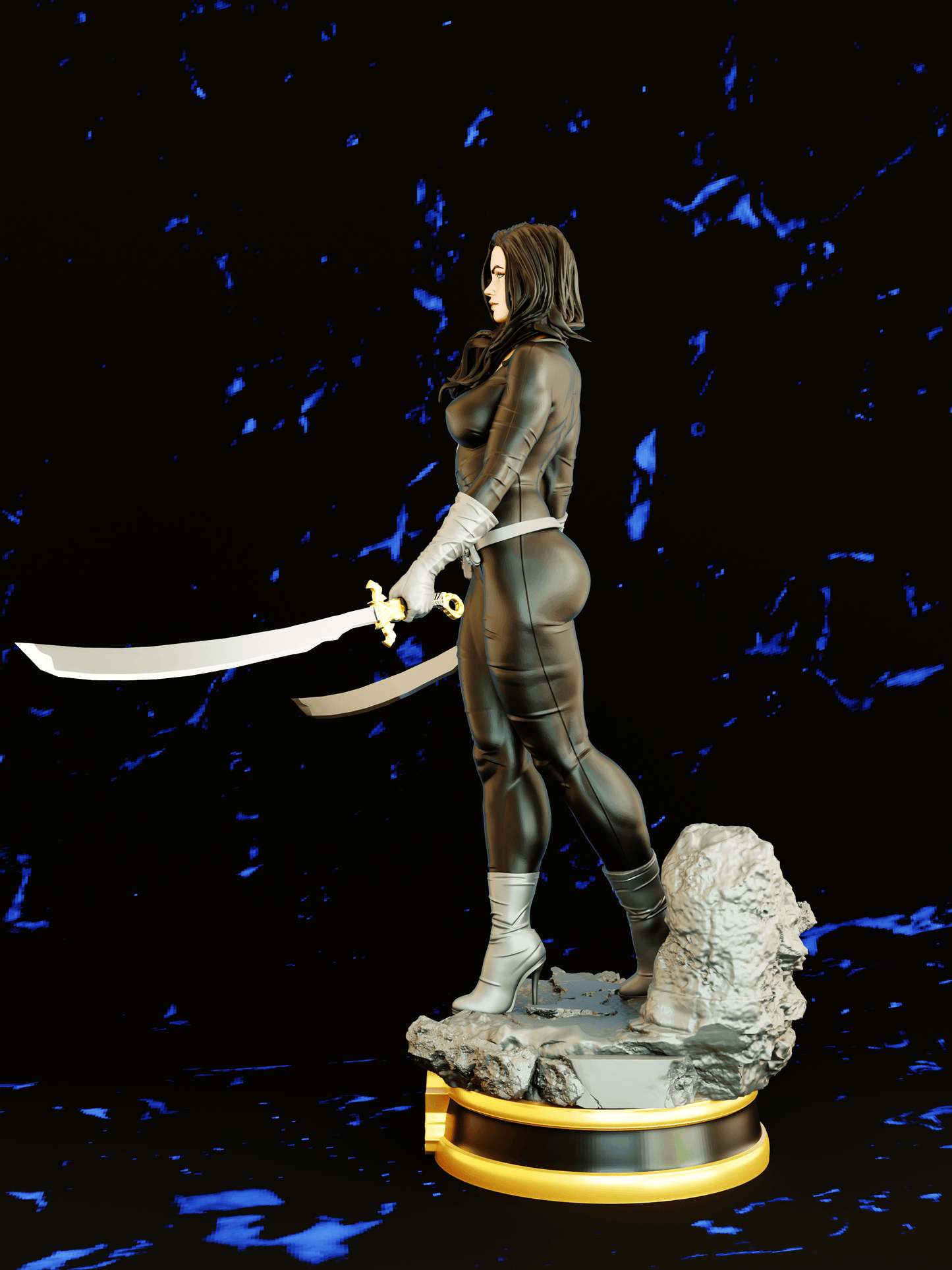 1638 Talia al Ghul - DC Comics - STL 3D Print Files 2