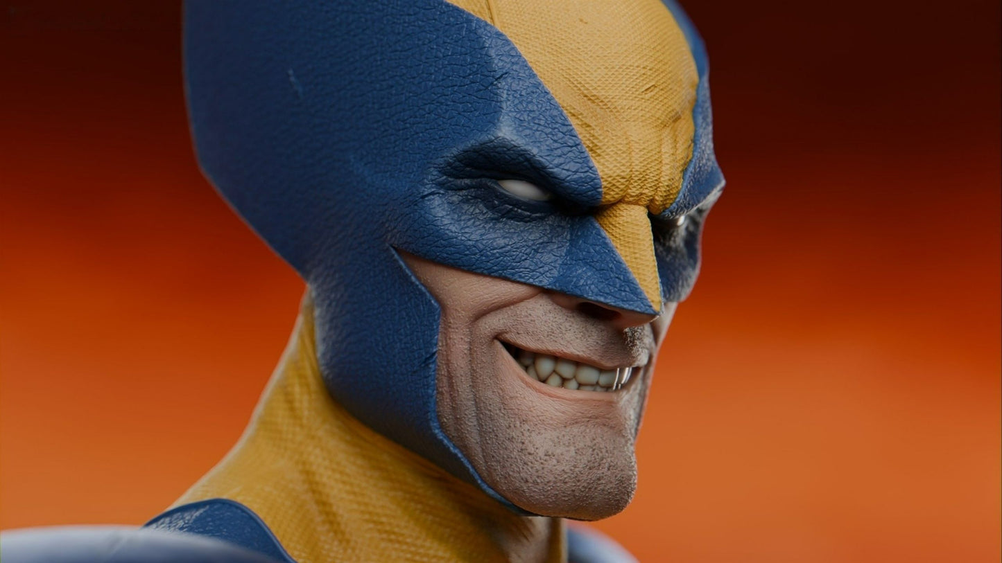 3126 WOLVERINE - X-MEN - STL 3D Print Files