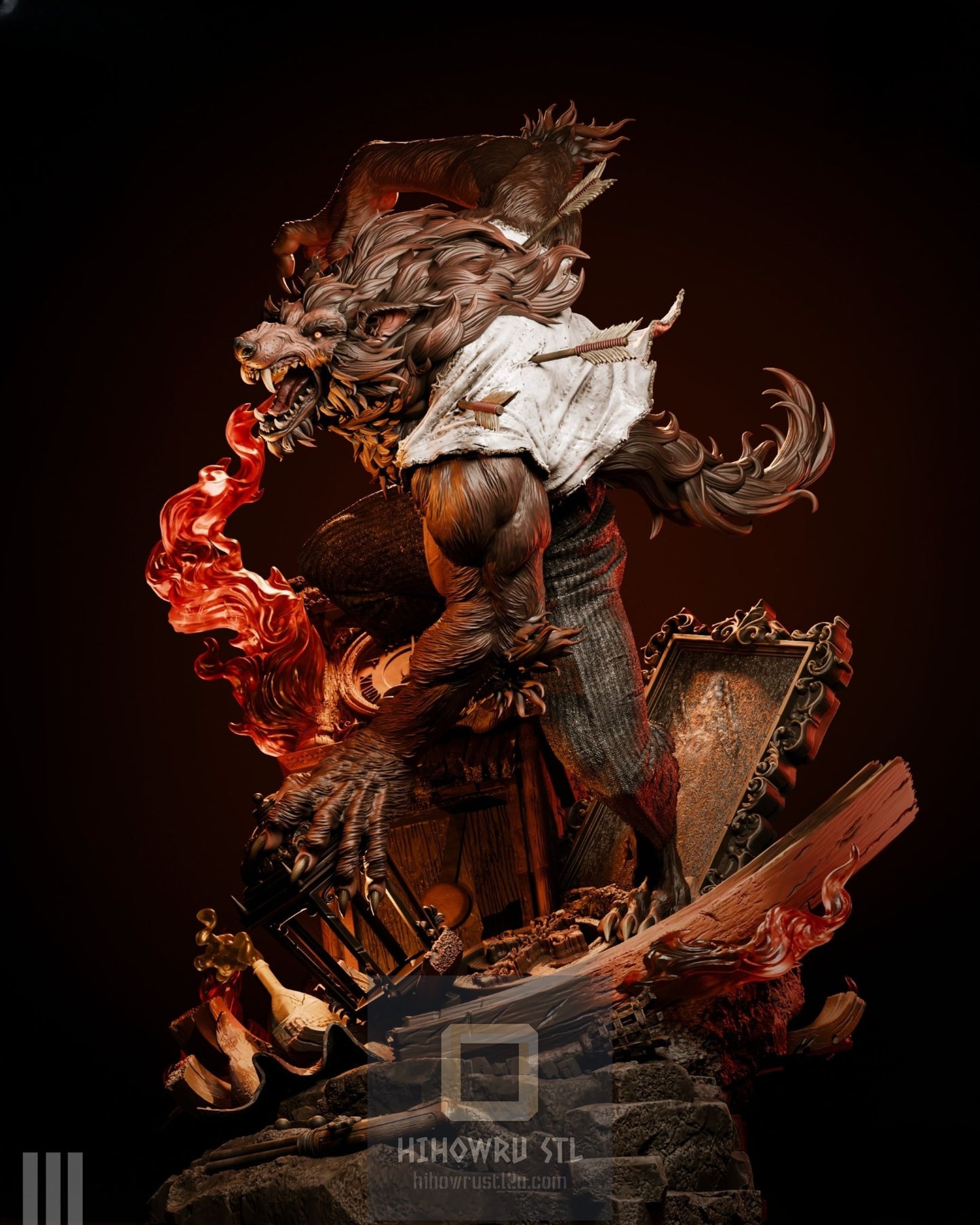 4474 Werewolf - Werewolf by Night - STL 3D Print Files