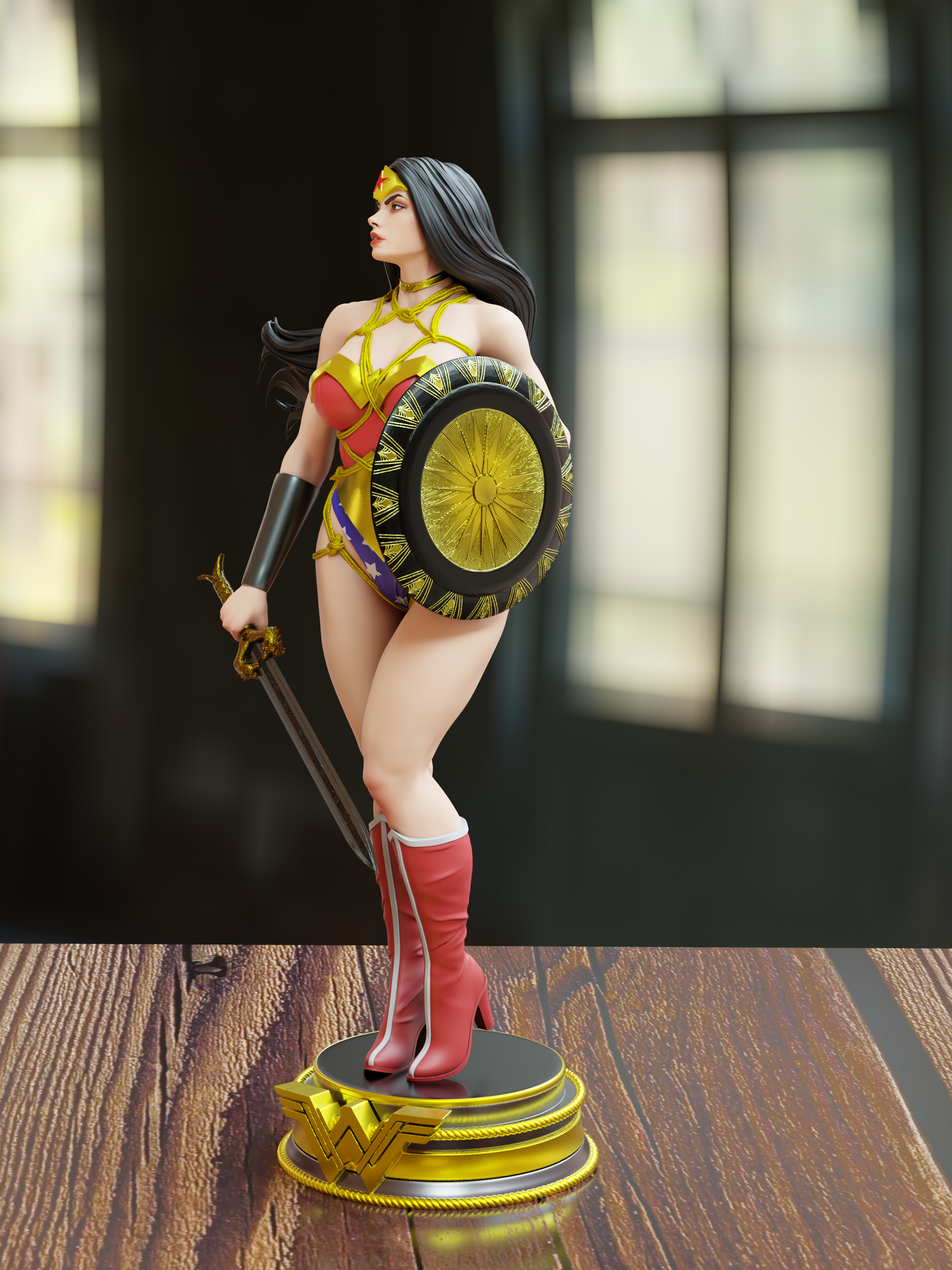 2420 Wonder Woman NSFW - DC Comics - STL 3D Print Files