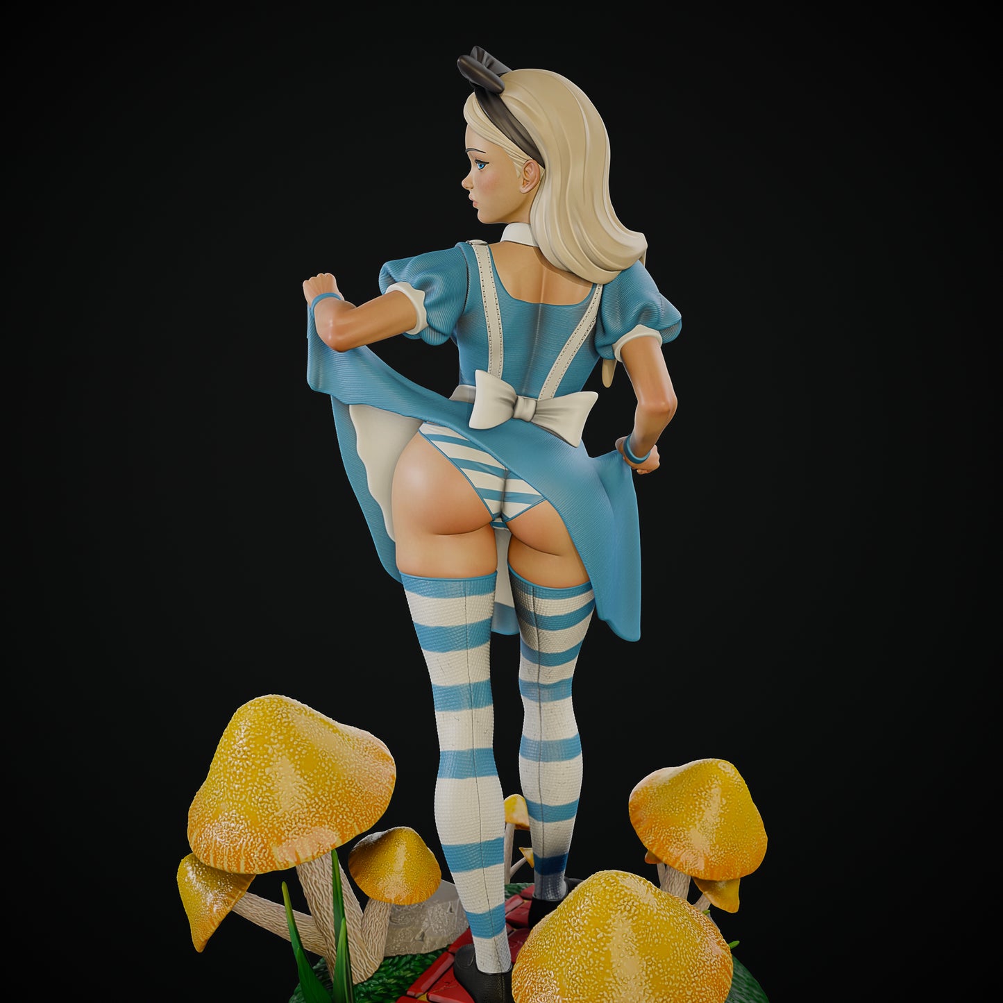 2879 Alice NSFW - Alice in Wonderland - STL 3D Print Files