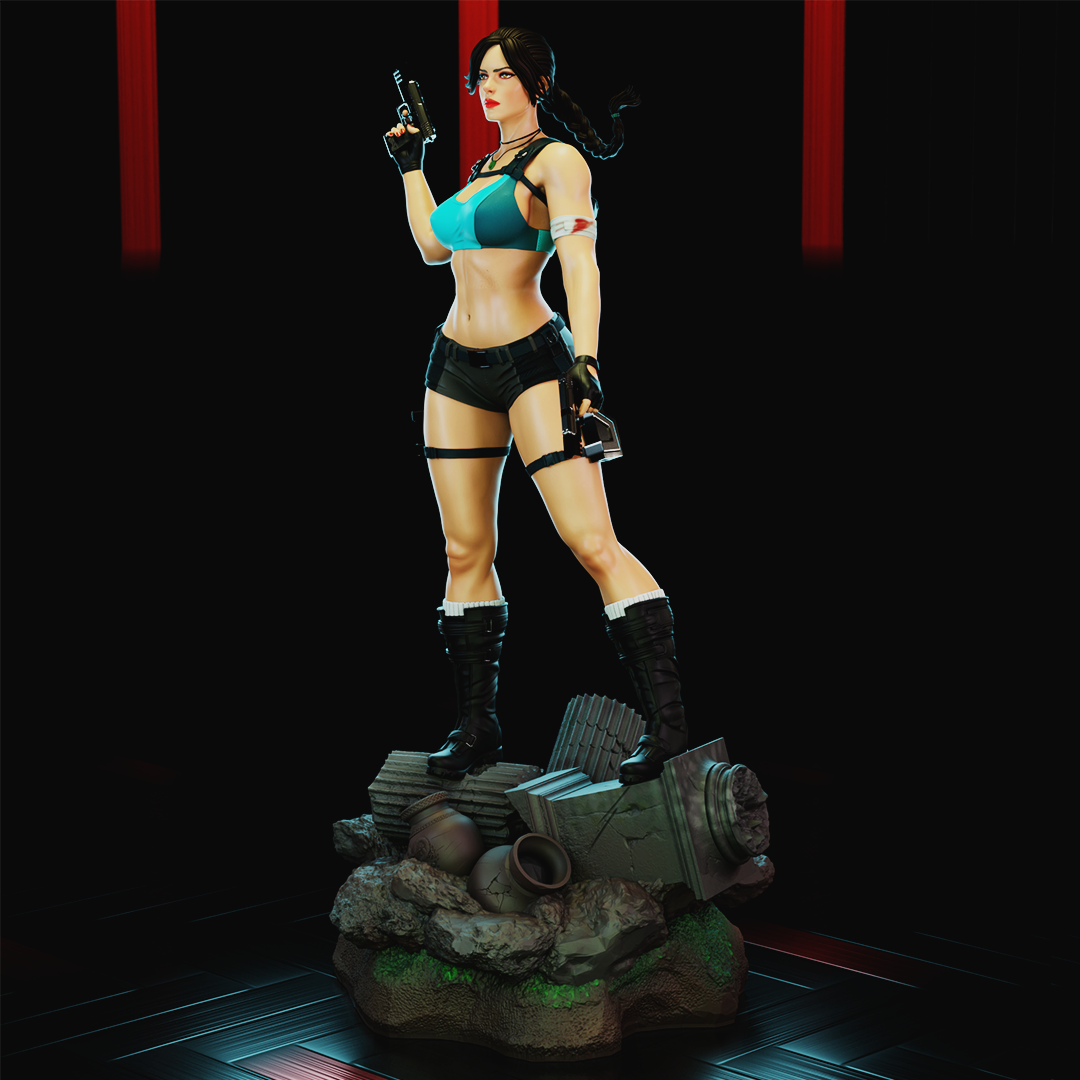 2753 Lara Croft NSFW - Tomb Raider - STL 3D Print Files