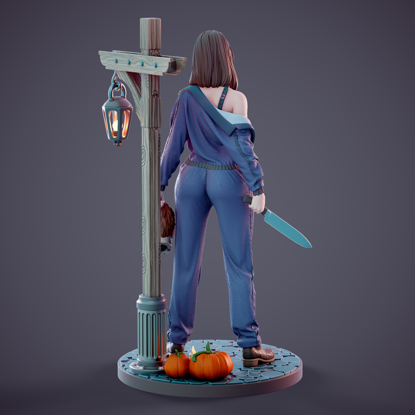3158 Halloween Girl NSFW - STL 3D Print Files