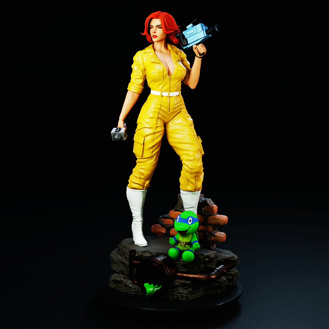 2751 April O'Neil NSFW - TMNT - STL 3D Print Files