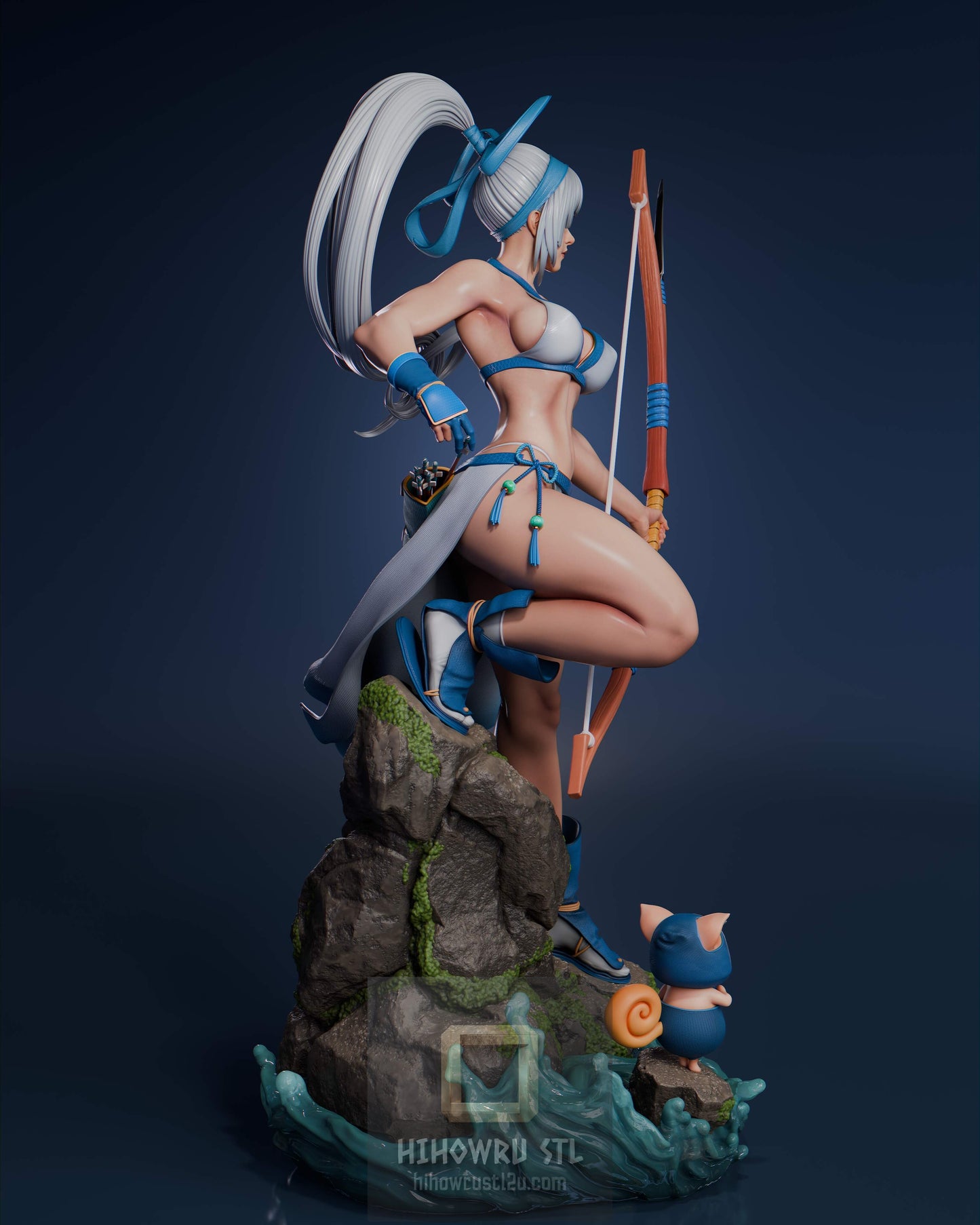 5048 Mina Majikina NSFW - Samurai Shodown - STL 3D Print Files