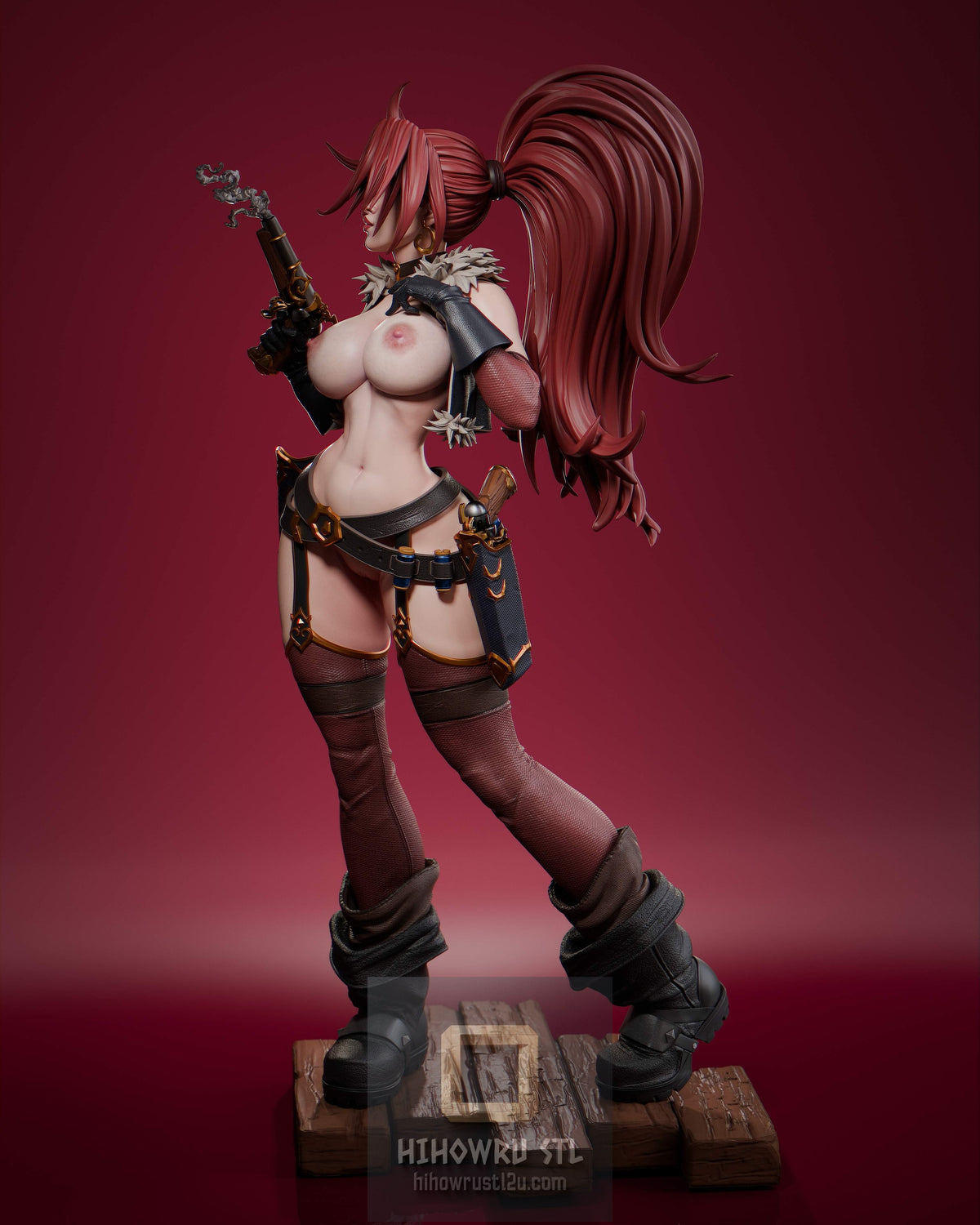 5582 Red Monika NSFW - Battle Chasers - STL 3D Print Files
