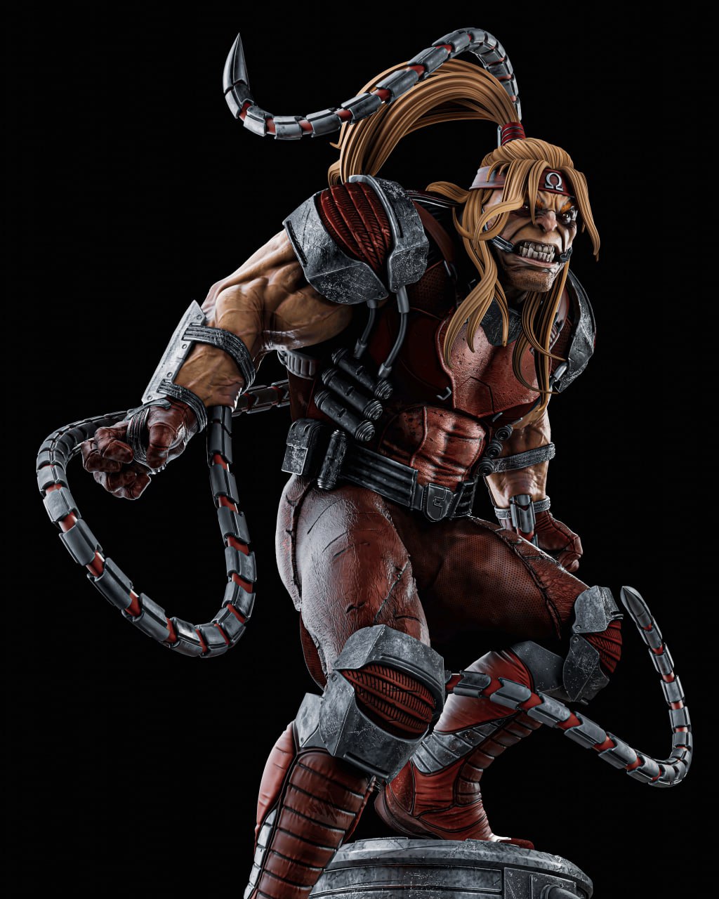 2349 Omega Red - X-men - STL 3D Print Files