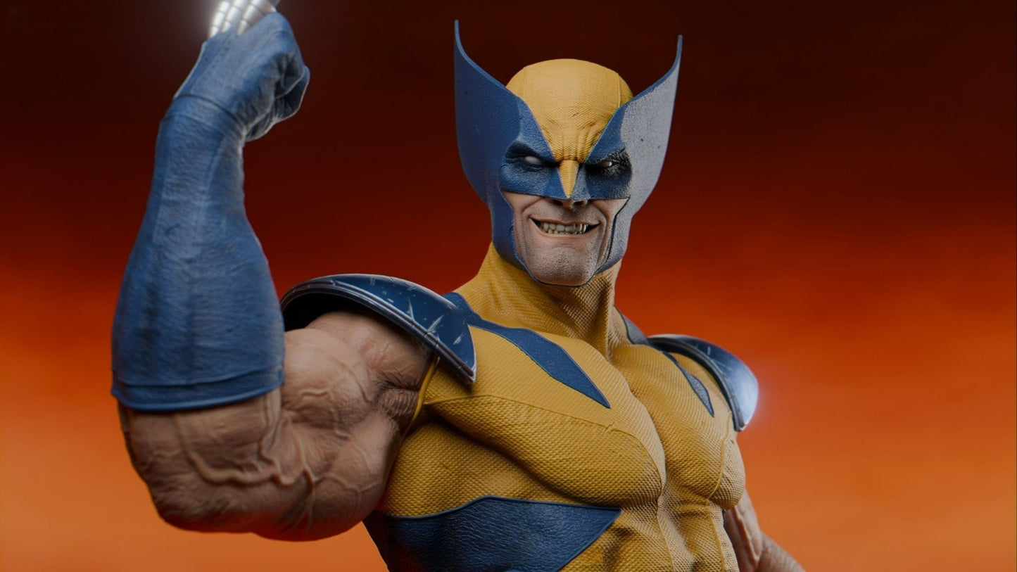 3126 WOLVERINE - X-MEN - STL 3D Print Files