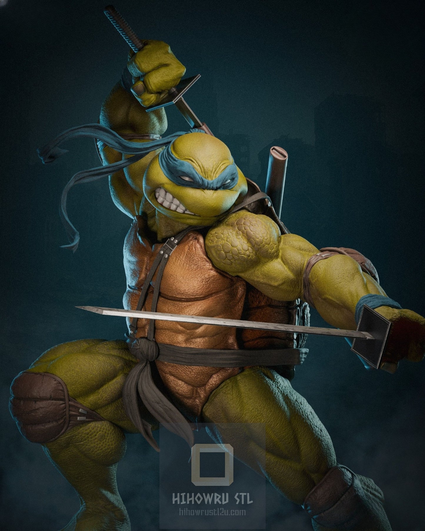 4356 Leonardo - TMNT - STL 3D Print Files