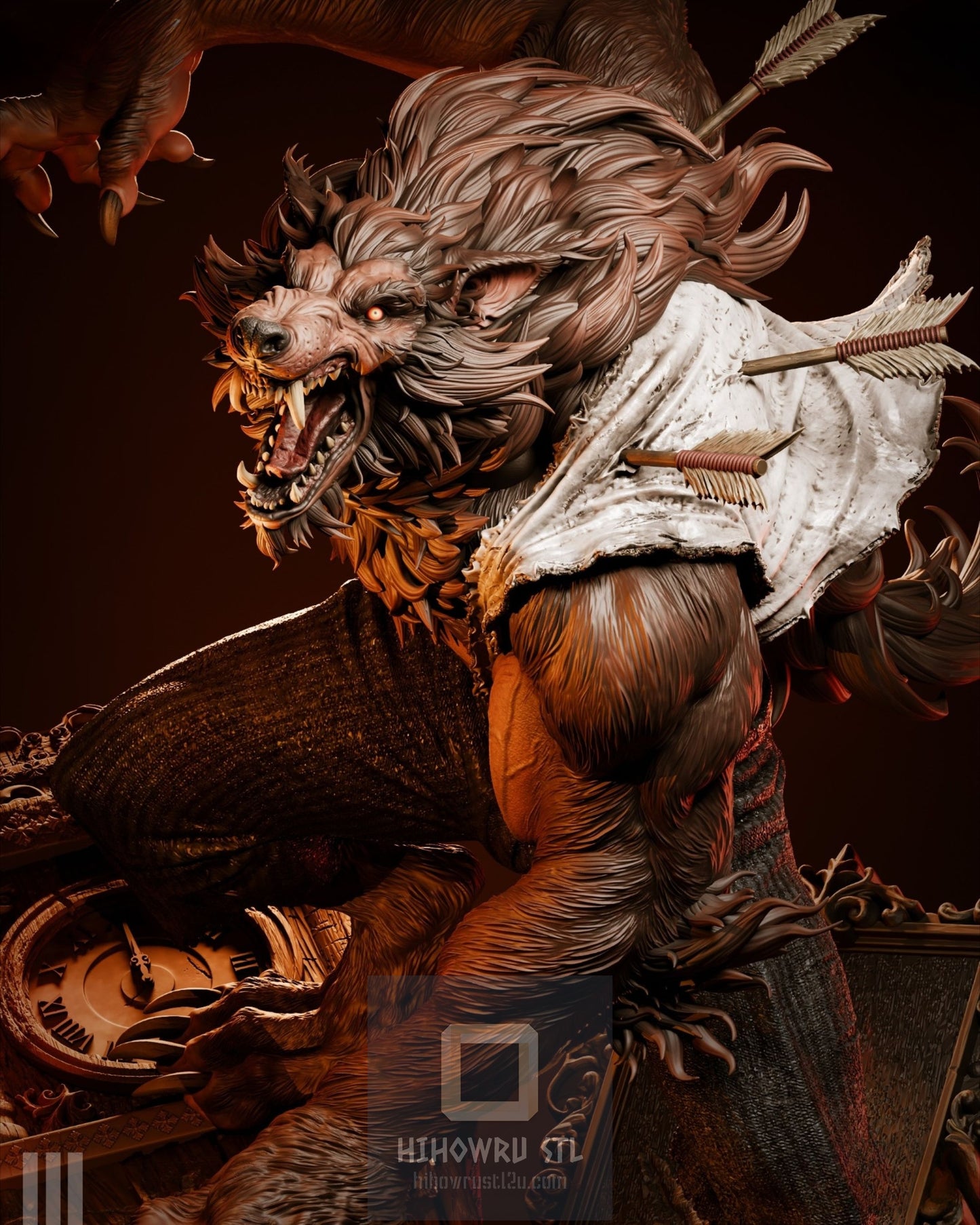 4474 Werewolf - Werewolf by Night - STL 3D Print Files